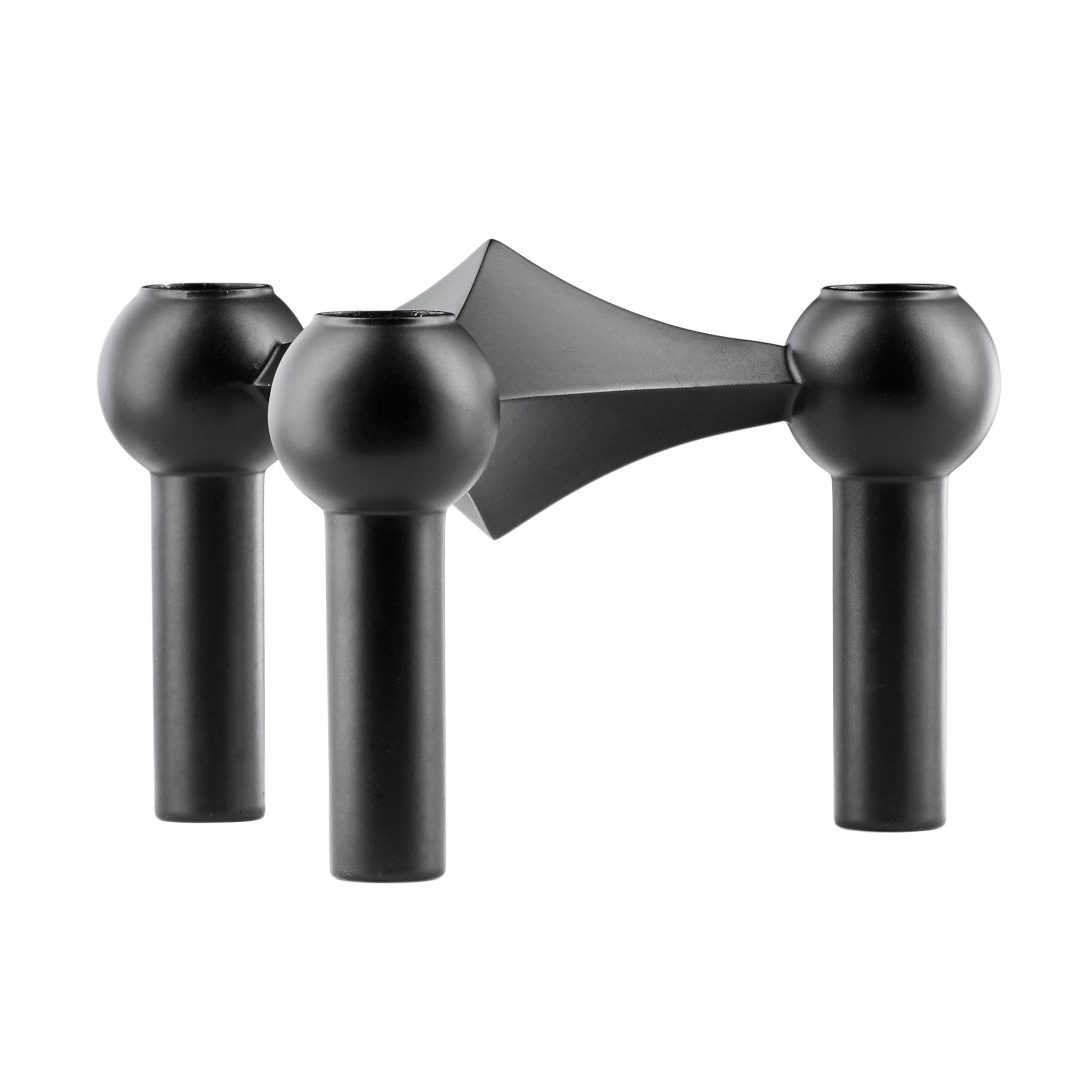 Stoff Nagel ストッフ ナゲル 蝋燭保持者 黒いこと 定め事品 一風変わった品 北欧 蝋燭照明ランプ 室内装飾雑貨 小物 飾りつけ 飾りつけ デンマーク王国ひな形 オブジェ ミッドセンチュリーモダン 今めかしい 造営祝賀会 御前上等感