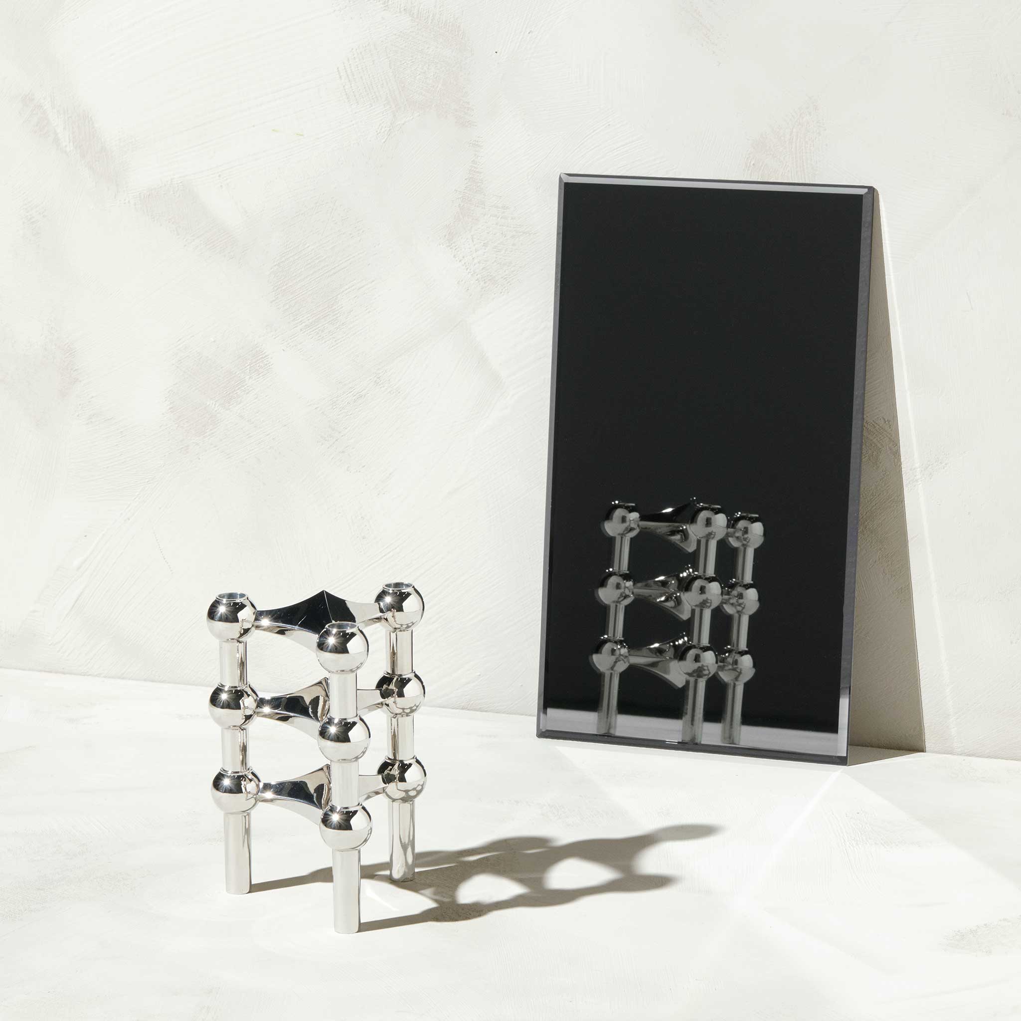 Stoff Nagel ストッフ ナゲル キャンドルホルダー クローム 3個セット 