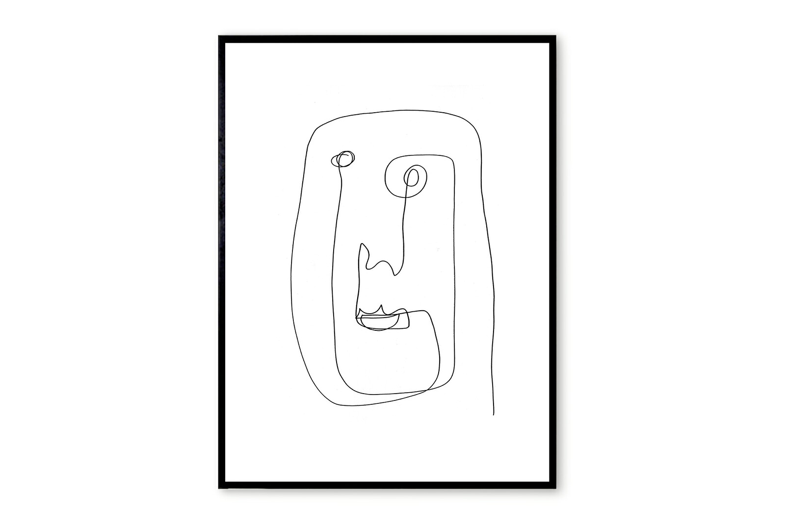 【在庫限り】【再入荷なし】THE POSTER CLUB × Nicoline A. Milton　ポスター/アートプリント　50×70cm　Adeo【イラスト インテリア 北欧雑貨 おしゃれ 壁掛け 絵画 パネル モダン モノクロ モノトーン デンマーク