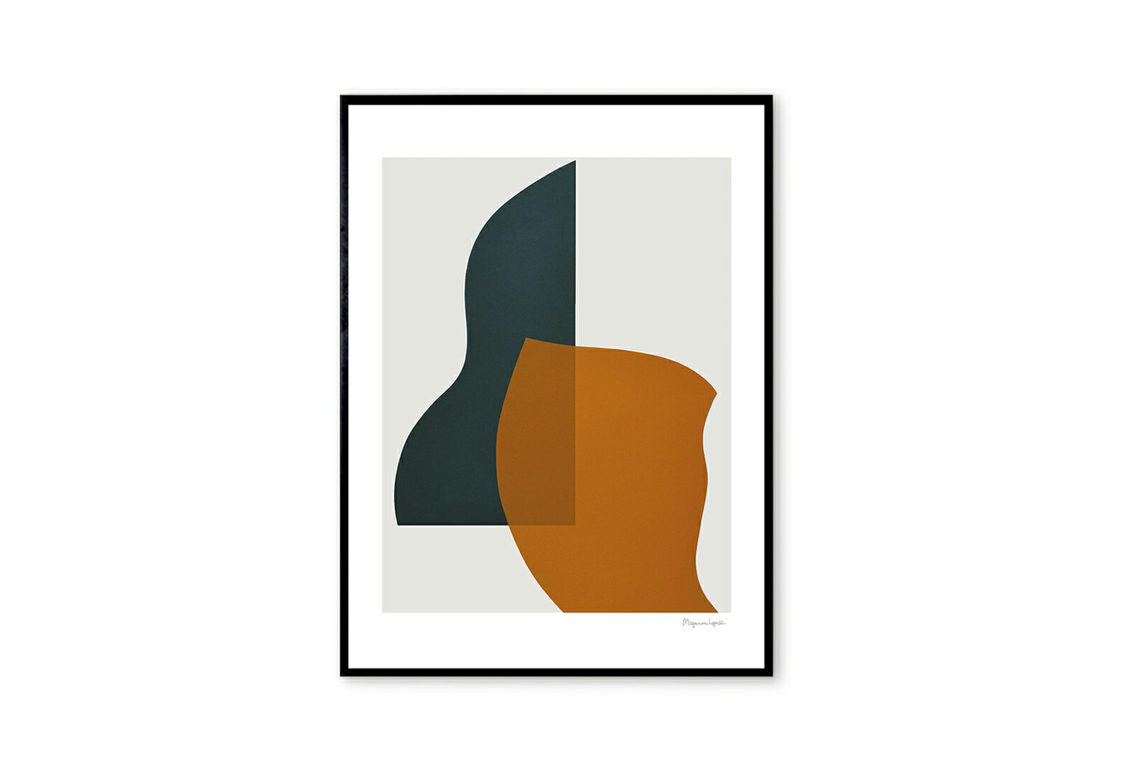 The Poster Club アートポスター 30×40cm Overlap ポスタークラブ 北欧雑貨 デンマーク製 アートプリント 送料無料 インテリア おしゃれ オシャレ 人気 おすすめ モノクロ ビンテージ ヴィンテージ モダン モノトーン