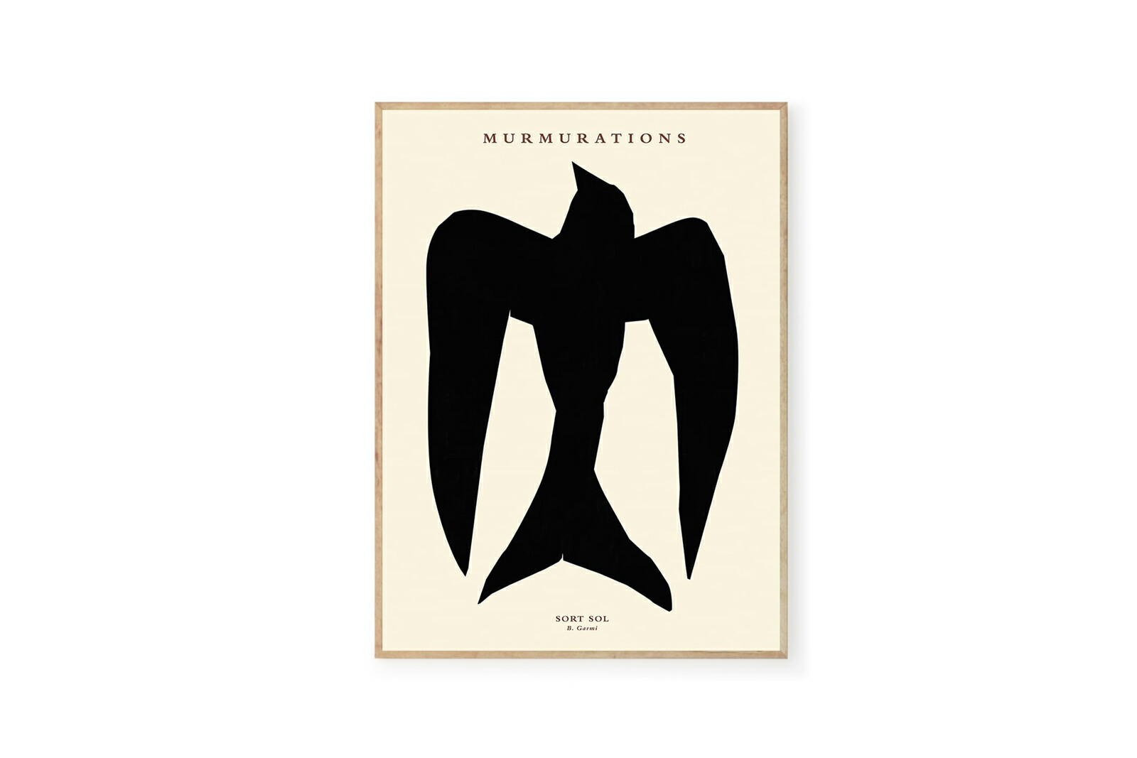 The Poster Club アートポスター 30×40cm Murmurations Sort Sol ポスタークラブ 北欧雑貨 デンマーク製 アートプリント 送料無料 インテリア おしゃれ オシャレ 人気 おすすめ モノクロ ビンテージ