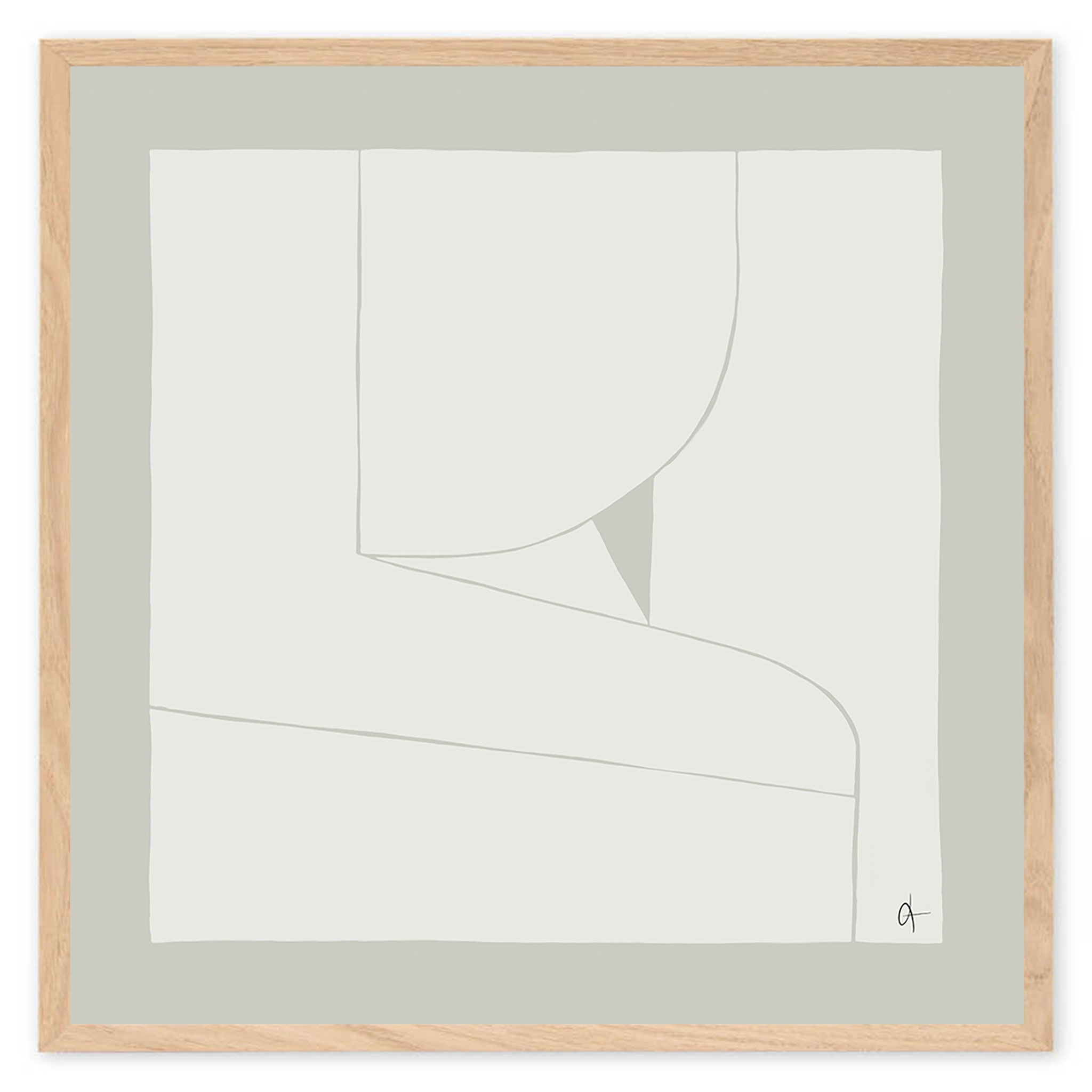 楽天市場】The Poster Club アートポスター 50×50cm Moon No. 01