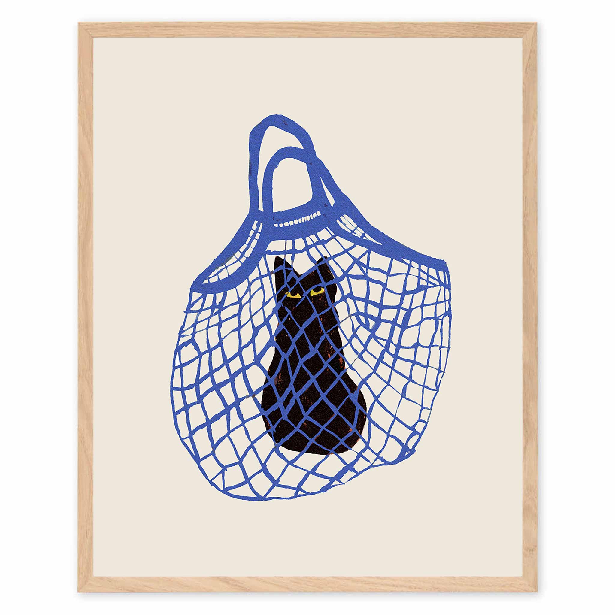 The Poster Club 芸術貼り出し 40×50糎 The Cats In The Bag 貼り出し野球クラブ 北欧雑貨 デンマーク王国製 芸術刷り上げる 貨物輸送無料 室内装飾 今めかしい オシャレ 一般受け おすすめ モノクロ ビンテージ ヴィンテージ