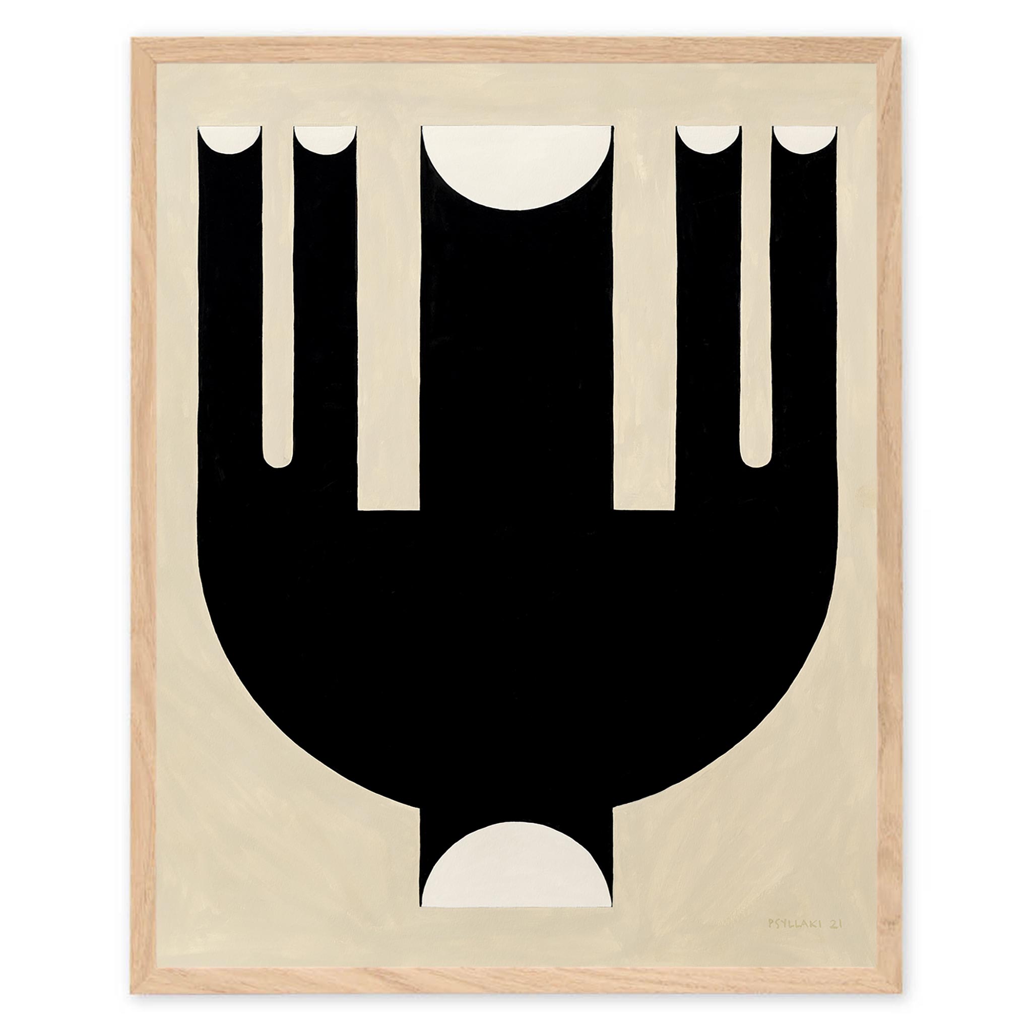 The Poster Club 工芸貼り出し 40×50珊 Five Openings Vase 貼り出し野球クラブ 北欧雑貨 デンマーク王国製 工芸刷り上げる 室内装飾 今めかしい オシャレ 一般受け おすすめ モノクロ ビンテージ ヴィンテージ 今めかしい