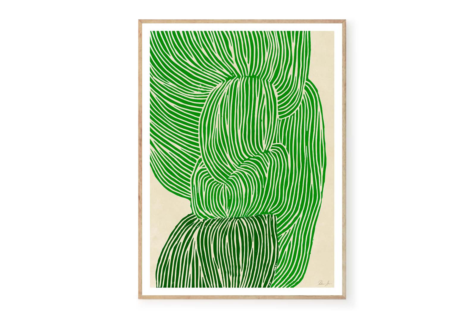 The Poster Club アートポスター 50×70cm Green Ocean ポスタークラブ 北欧雑貨 デンマーク製 アートプリント 送料無料 インテリア おしゃれ オシャレ 人気 おすすめ モノクロ ビンテージ ヴィンテージ モダン