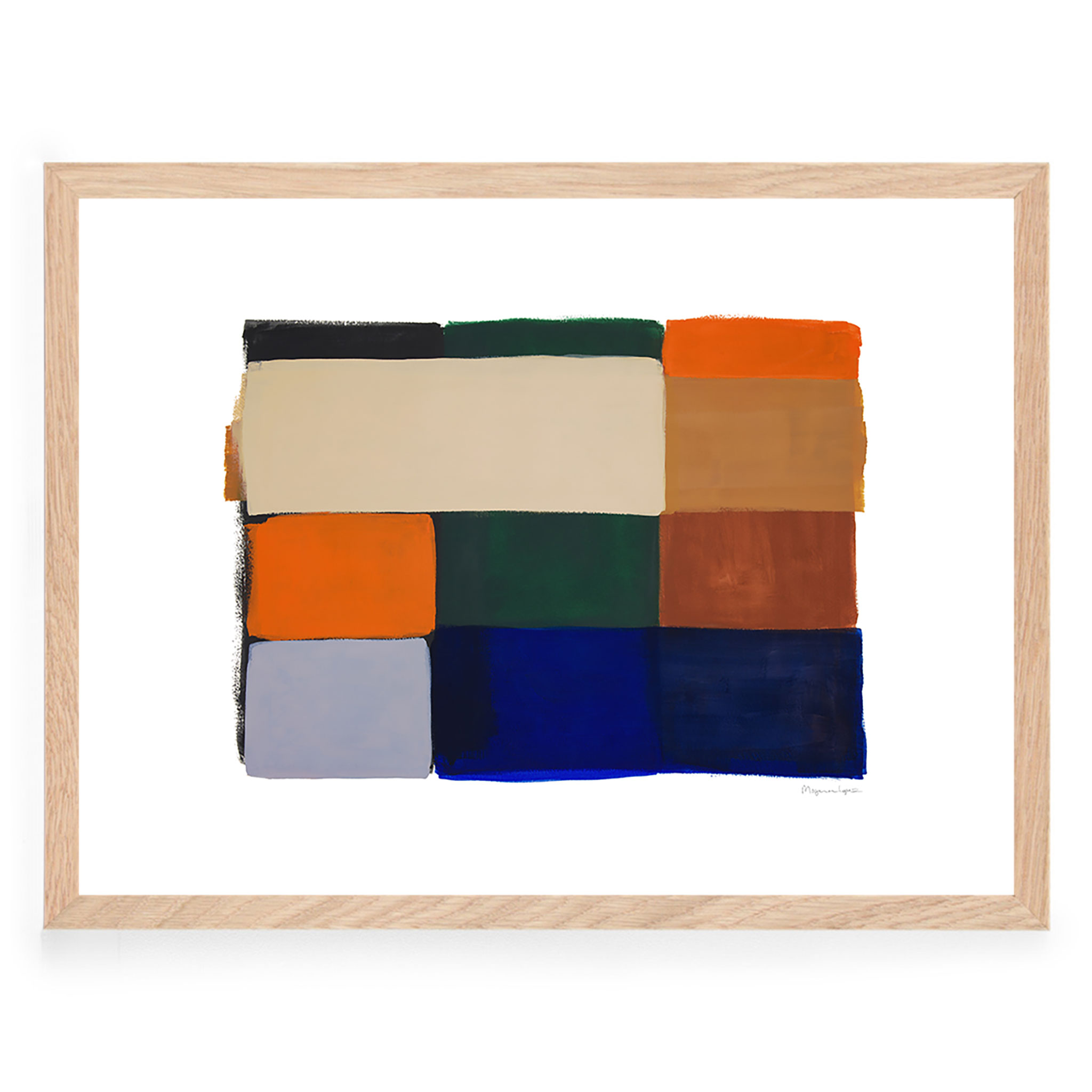 THE POSTER CLUB ポスター Checkered (30×40cm) THE POSTER CLUB ザ・ポスタークラブ 北欧アートポスター Checkered