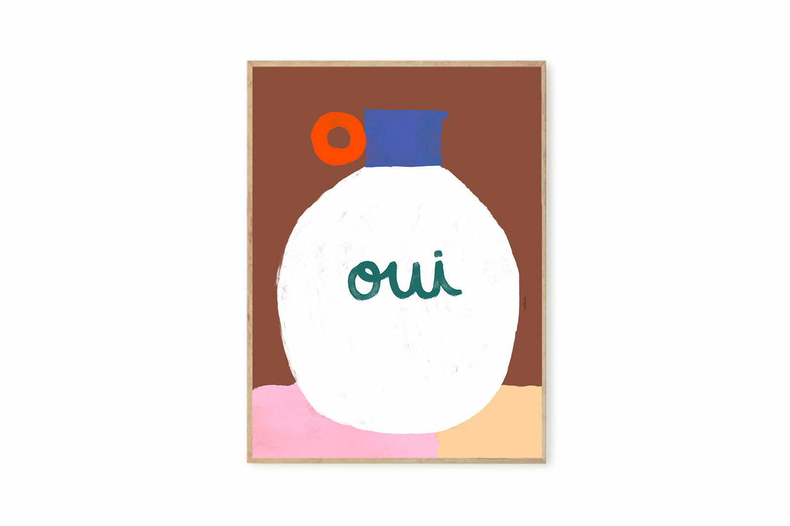 The Poster Club アートポスター 30×40cm Vase Oui ポスタークラブ 北欧雑貨 デンマーク製 アートプリント 送料無料 インテリア おしゃれ オシャレ 人気 おすすめ モノクロ ビンテージ ヴィンテージ モダン モノトーン