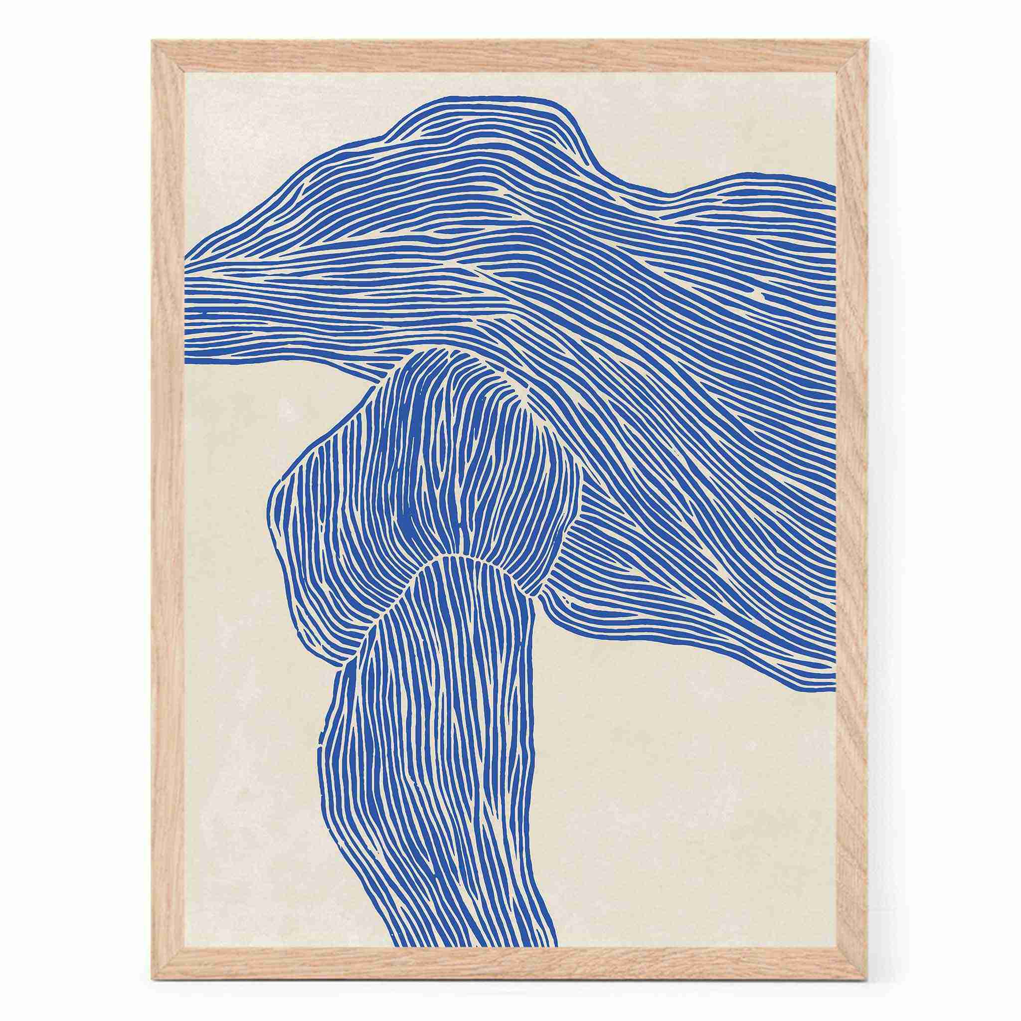 【フレーム付】THE POSTER CLUB Green Ocean 50×70 楽天市場】The Poster Club アートポスター 50×70cm Green Ocean