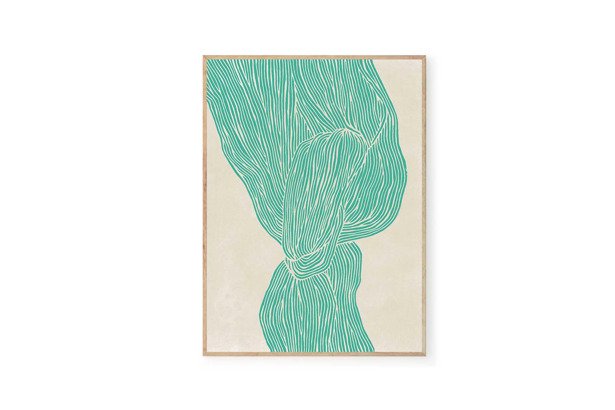 楽天市場】The Poster Club アートポスター 40×50cm Green Ocean