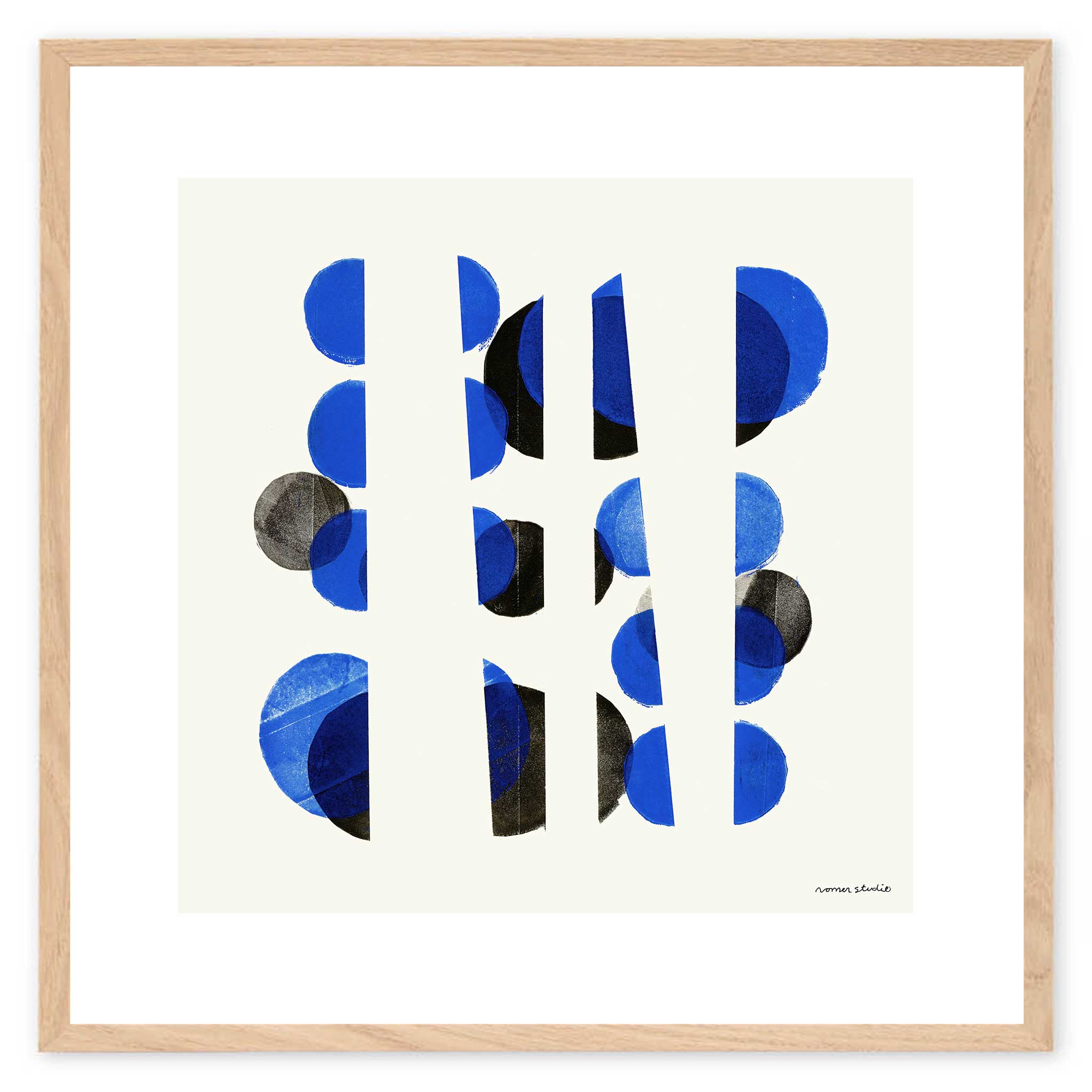 The Poster Club 芸術貼り出し 50×50糎 Bleu a Part 01 貼り出し野球クラブ 北欧雑貨 デンマーク王国製 芸術刷り上げる 室内装飾 今めかしい オシャレ 一般受け おすすめ モノクロ ビンテージ ヴィンテージ 今めかしい 一本調子