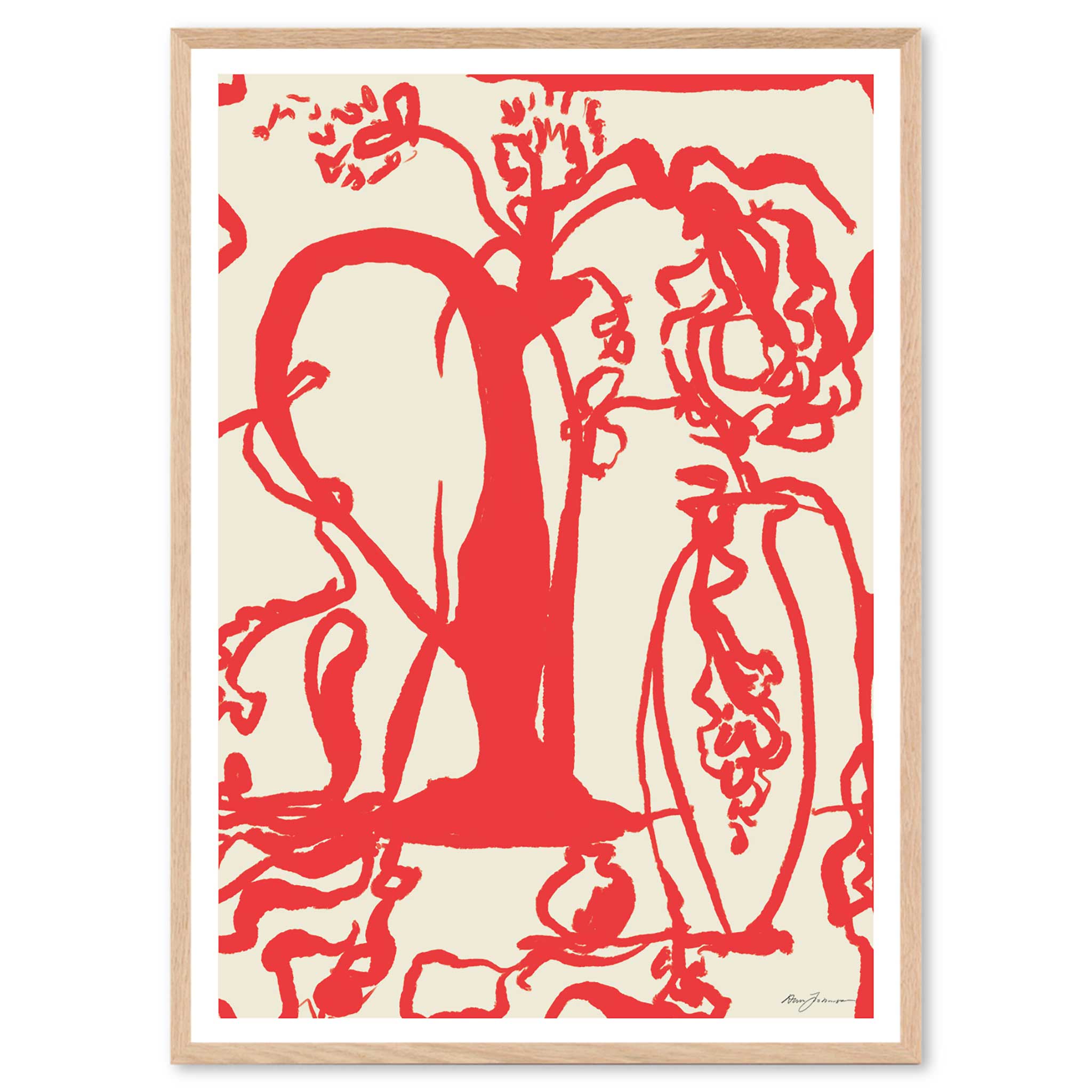 【在庫限り】【再入荷なし】The Poster Club アートポスター 50×70cm Grand Vase ポスタークラブ 北欧雑貨 デンマーク製 アートプリント インテリア おしゃれ オシャレ 人気 おすすめ モノクロ ビンテージ ヴィンテージ モ