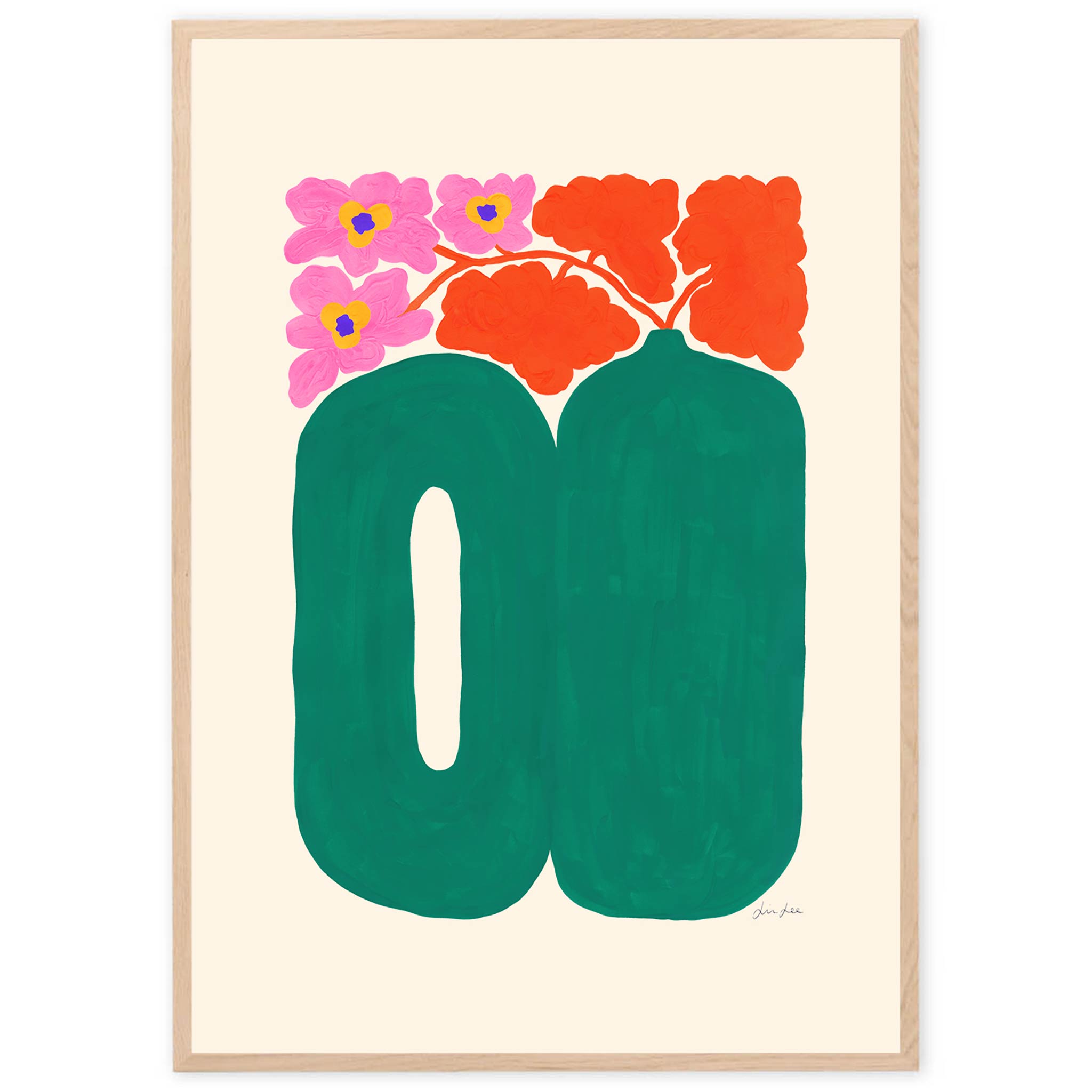 【フレーム付】THE POSTER CLUB Green Ocean 50×70 楽天市場】The Poster Club アートポスター 50×70cm Green Ocean