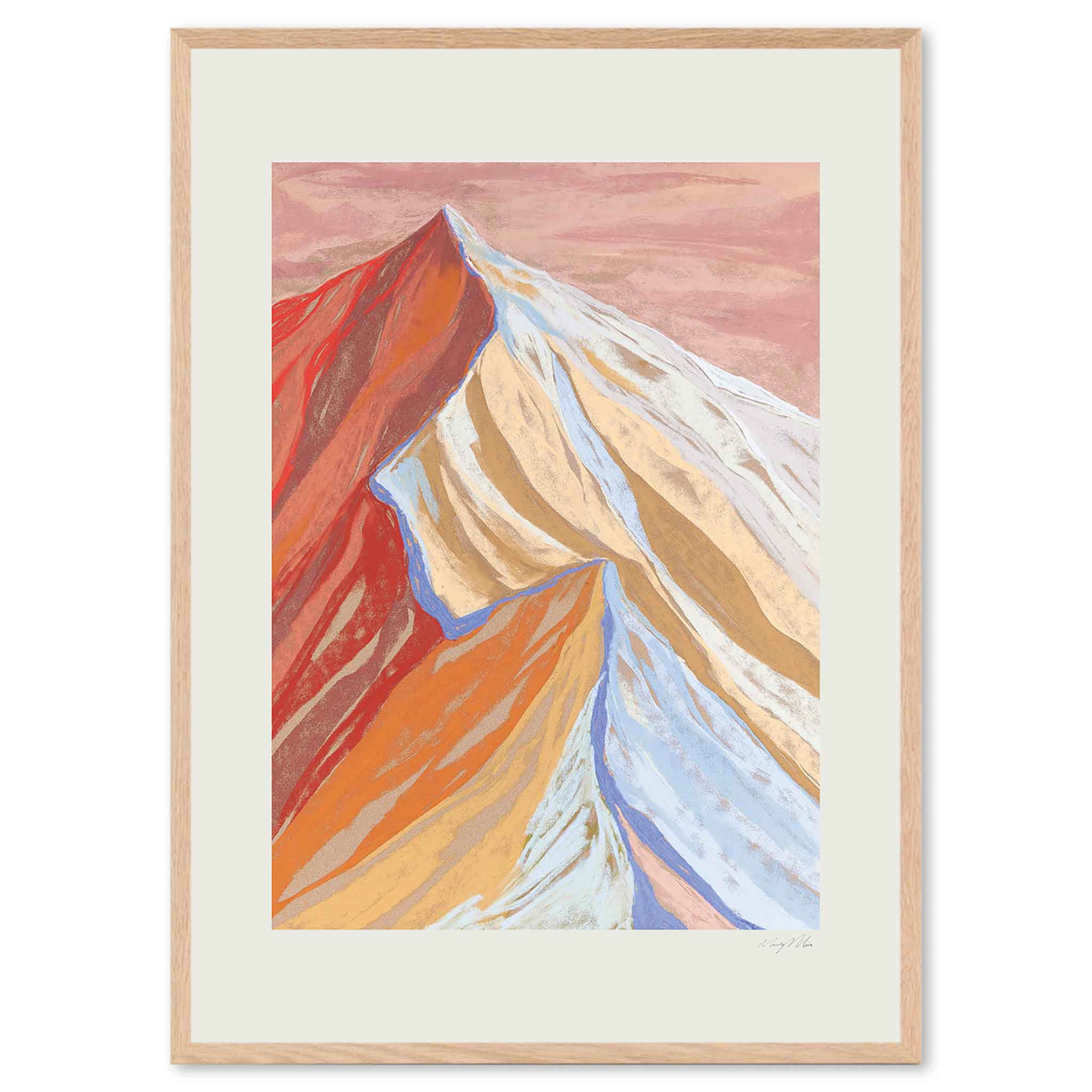 The Poster Club アートポスター 50&times;70cm Cuillin Ridge VII ポスタークラブ 北欧雑貨 デンマーク製 アートプリント インテリア おしゃれ オシャレ 人気 おすすめ モノクロ ビンテージ ヴィンテージ モダン｜CHLOROS　（クロロス）