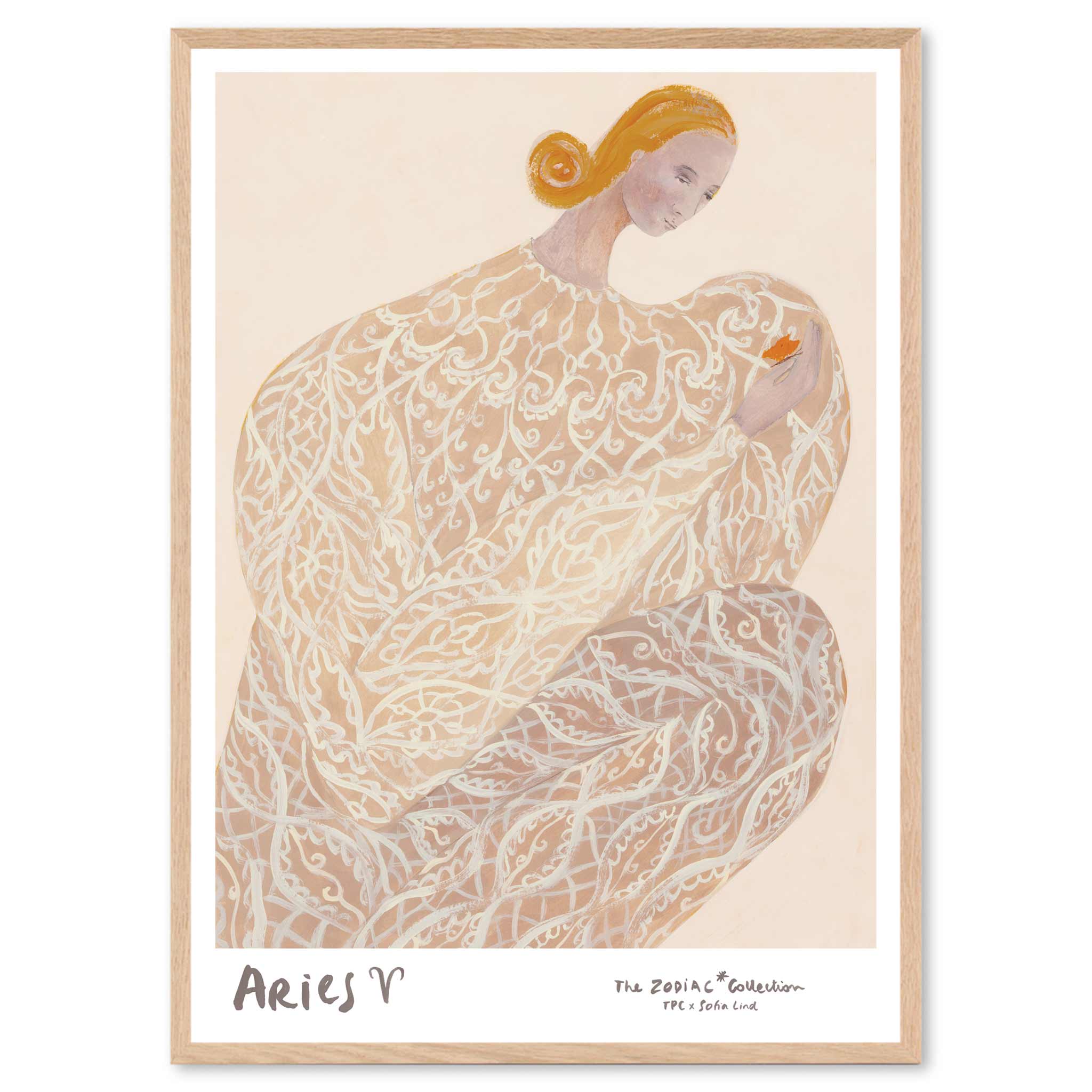 The Poster Club 工芸貼り出し 50×70珊 Aries 貼り出し野球クラブ 北欧雑貨 デンマーク王国製 工芸刷り上げる 室内装飾 今めかしい オシャレ 一般受け おすすめ モノクロ ビンテージ ヴィンテージ 今めかしい 一本調子 ジャパンディ