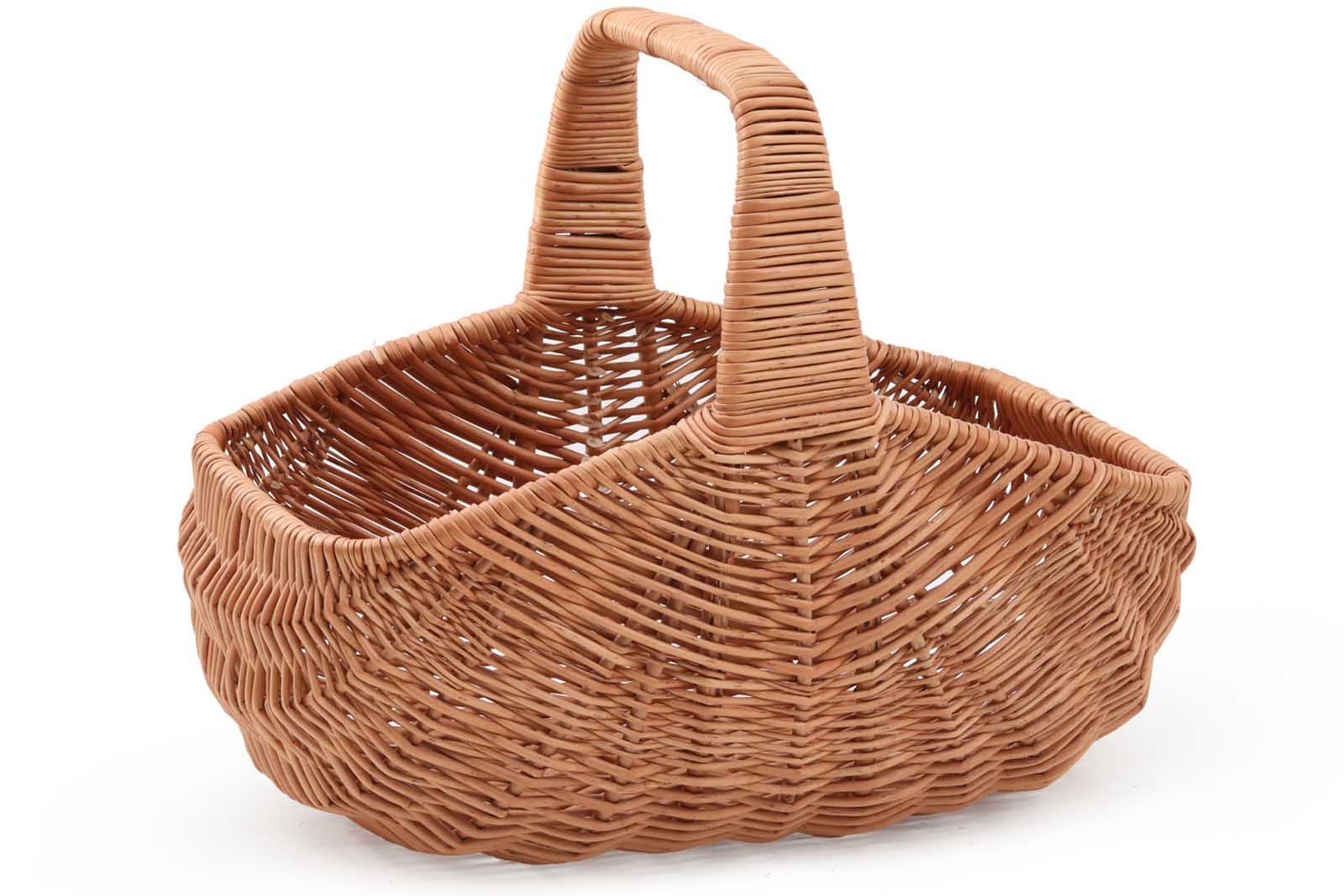 楽天市場】フランス柳バスケット パニエ レクタングルS【手づくりの