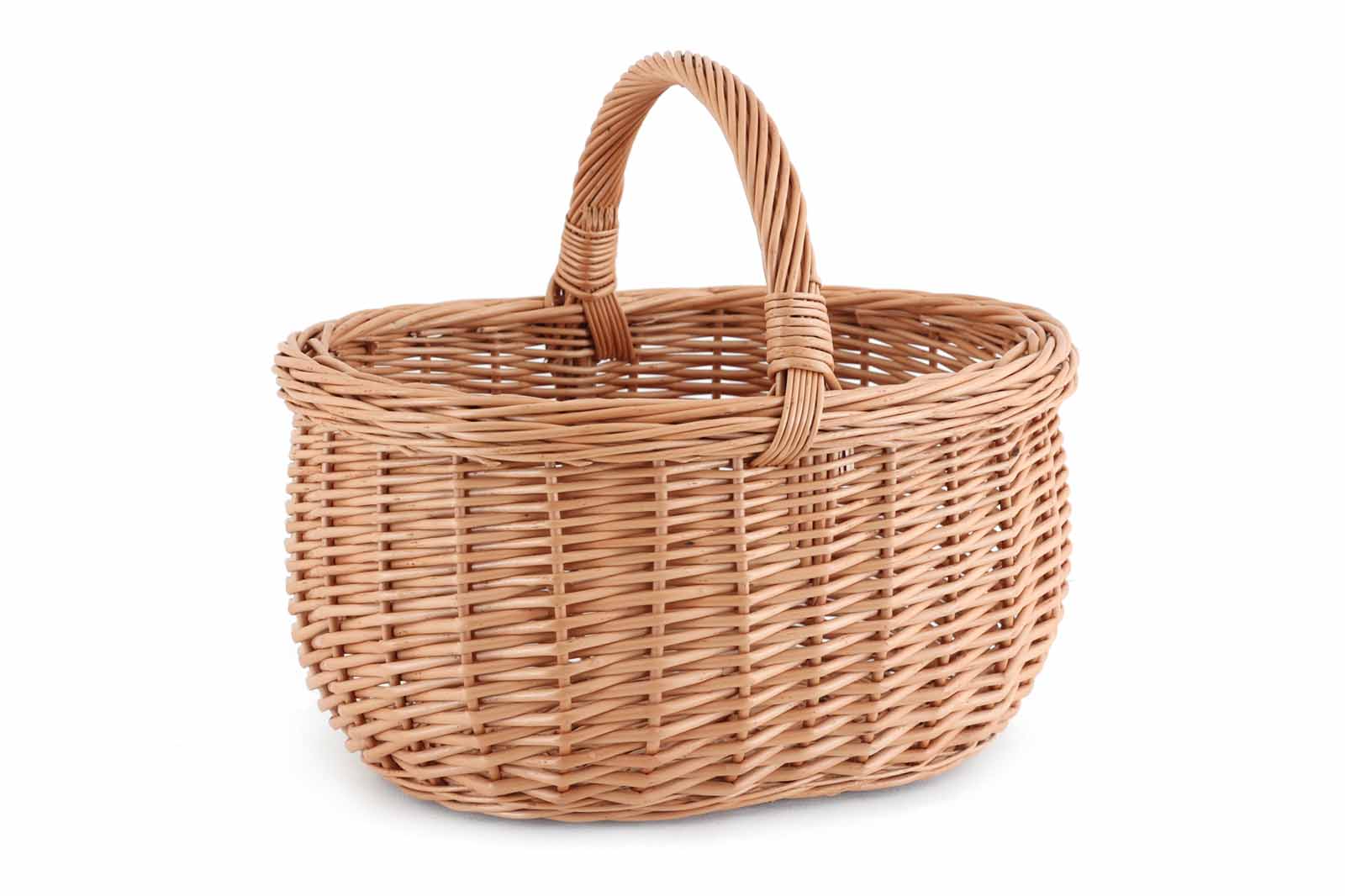 楽天市場】フランス柳バスケット パニエ レクタングルS【手づくりの