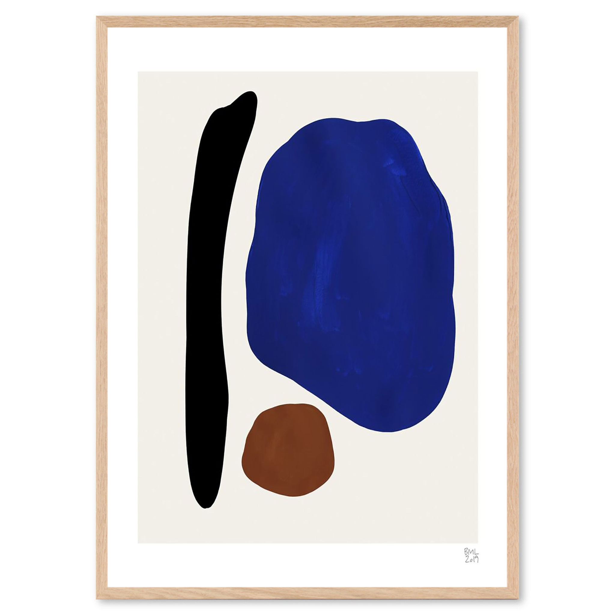 Poster & Frame アートポスター 50×70cm Composition no.1 北欧 インテリア おしゃれ 人気 アートプリント 高品質 サイズ 送料無料 壁掛け 玄関 寝室 リビング 海外 デンマーク モダン 絵画 木 抽象アート