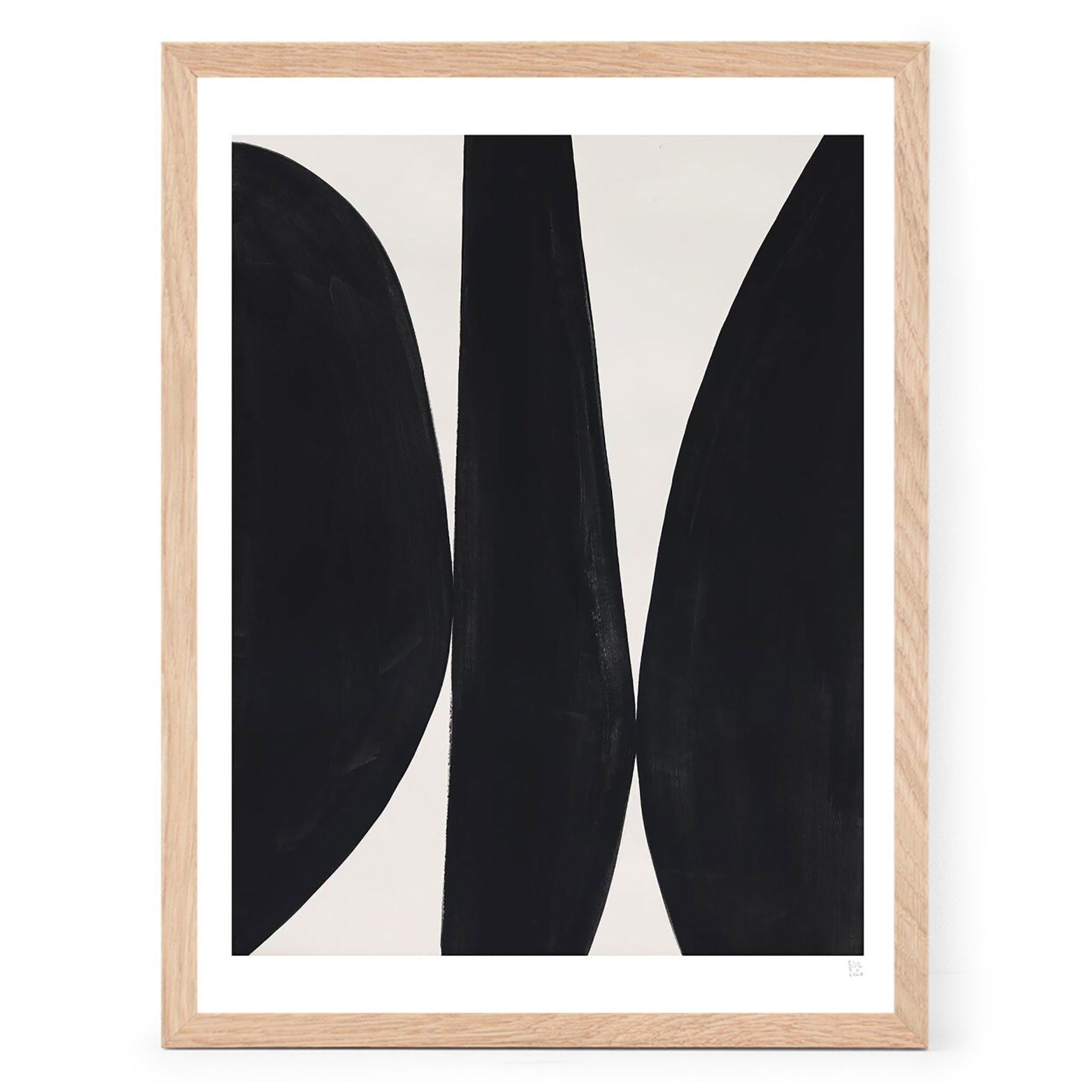 Poster & Frame アートポスター 30×40cm Black Composition 北欧 インテリア おしゃれ 人気 アートプリント 高品質 サイズ 送料無料 壁掛け 玄関 寝室 リビング 海外 デンマーク モダン 絵画 木 抽象アート
