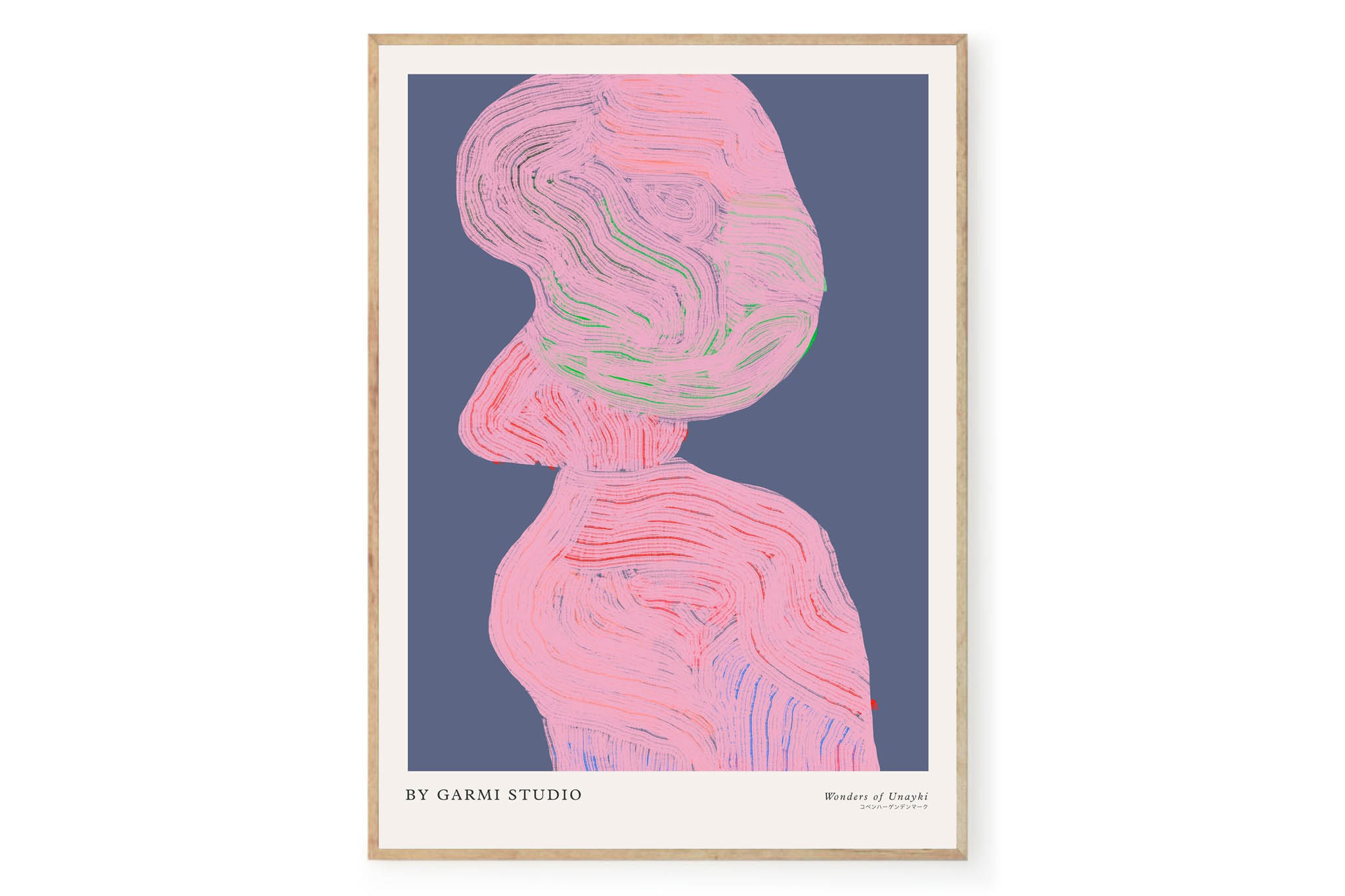 Poster & Frame　ポスター/アートプリント　50×70cm　Wonders Of Unayki　【アート 人気 おすすめ イラスト インテリア 北欧雑貨 ウォールアート 額縁 壁紙 おしゃれ 壁掛け 絵画 パネル モダン モノクロ モノトーン デンマーク ポスタークラブ】