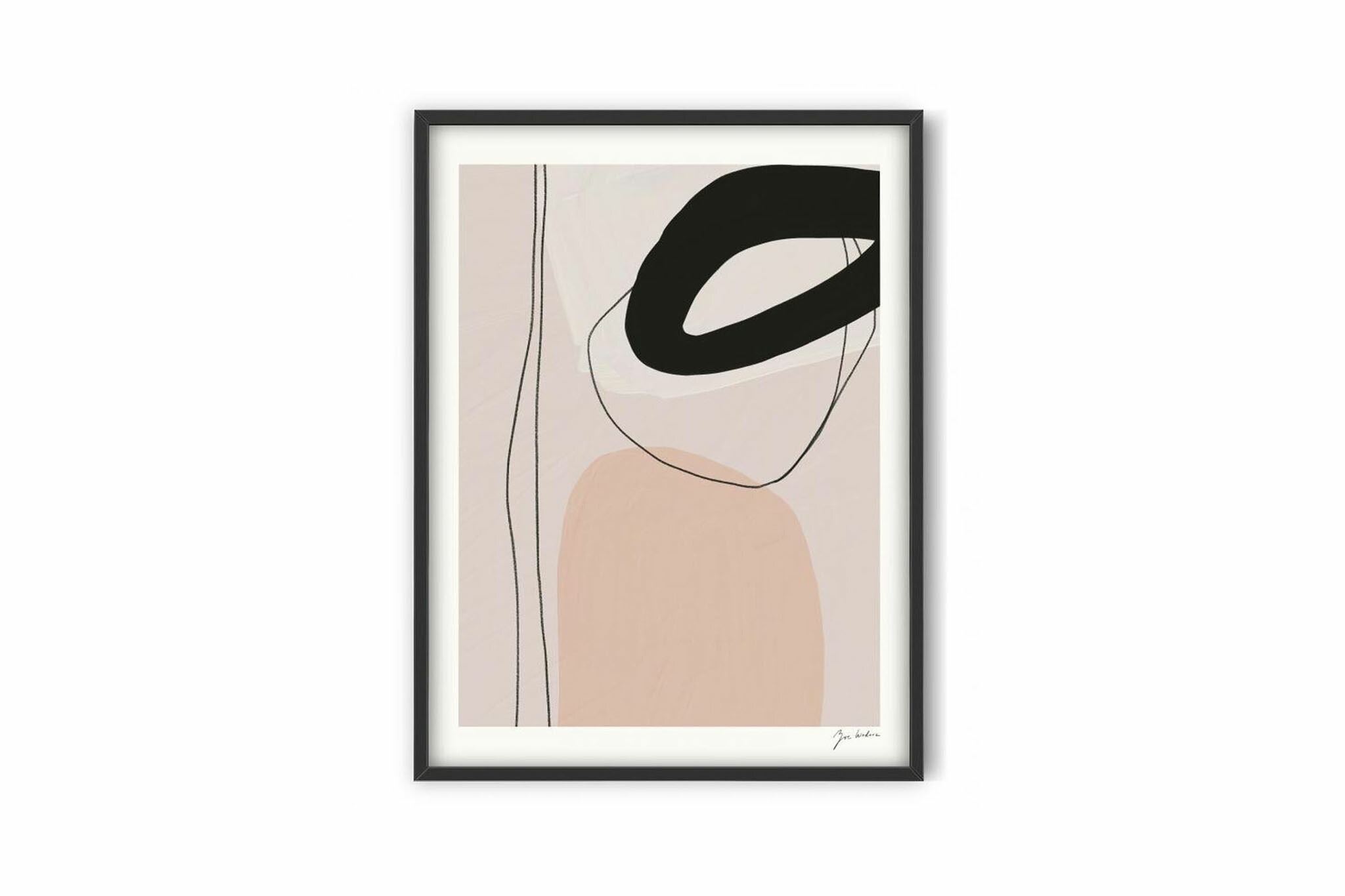 PSTR studio　ポスター/アートプリント　30×40cm　Abstract no. 6　【アート イラスト ポスター インテリア 北欧雑貨 ウォールアート 額縁 壁紙 おしゃれ 壁掛け 絵画 パネル モダン モノクロ モノトーン ザ オランダ】