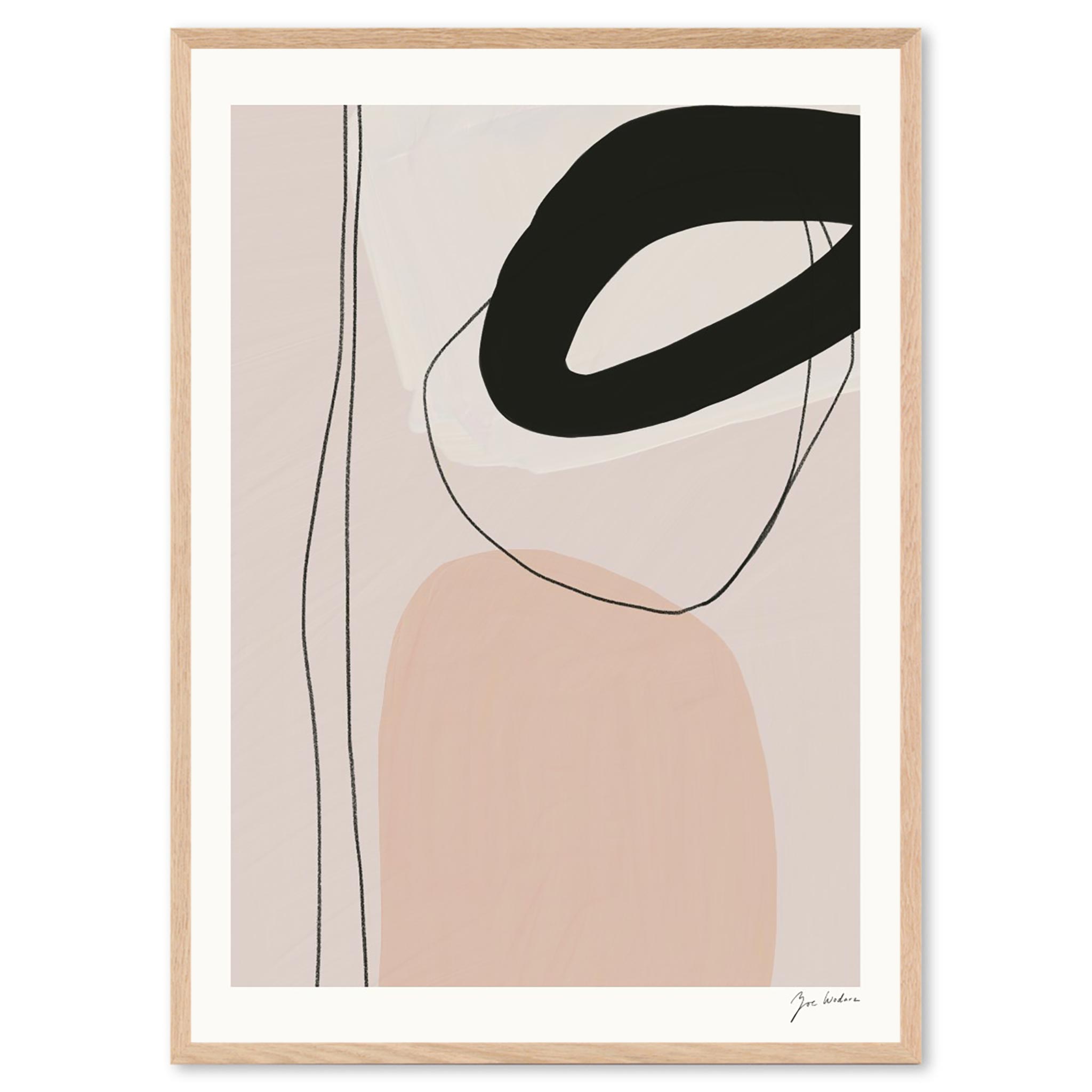 PSTR studio アートポスター 50×70cm Abstract no. 6 北欧雑貨 アートプリント ポスター インテリア おしゃれ オシャレ オランダ 人気 おすすめ ウォールアート 額装 額縁 壁紙 フラワー 花 ヴィンテージ モダン