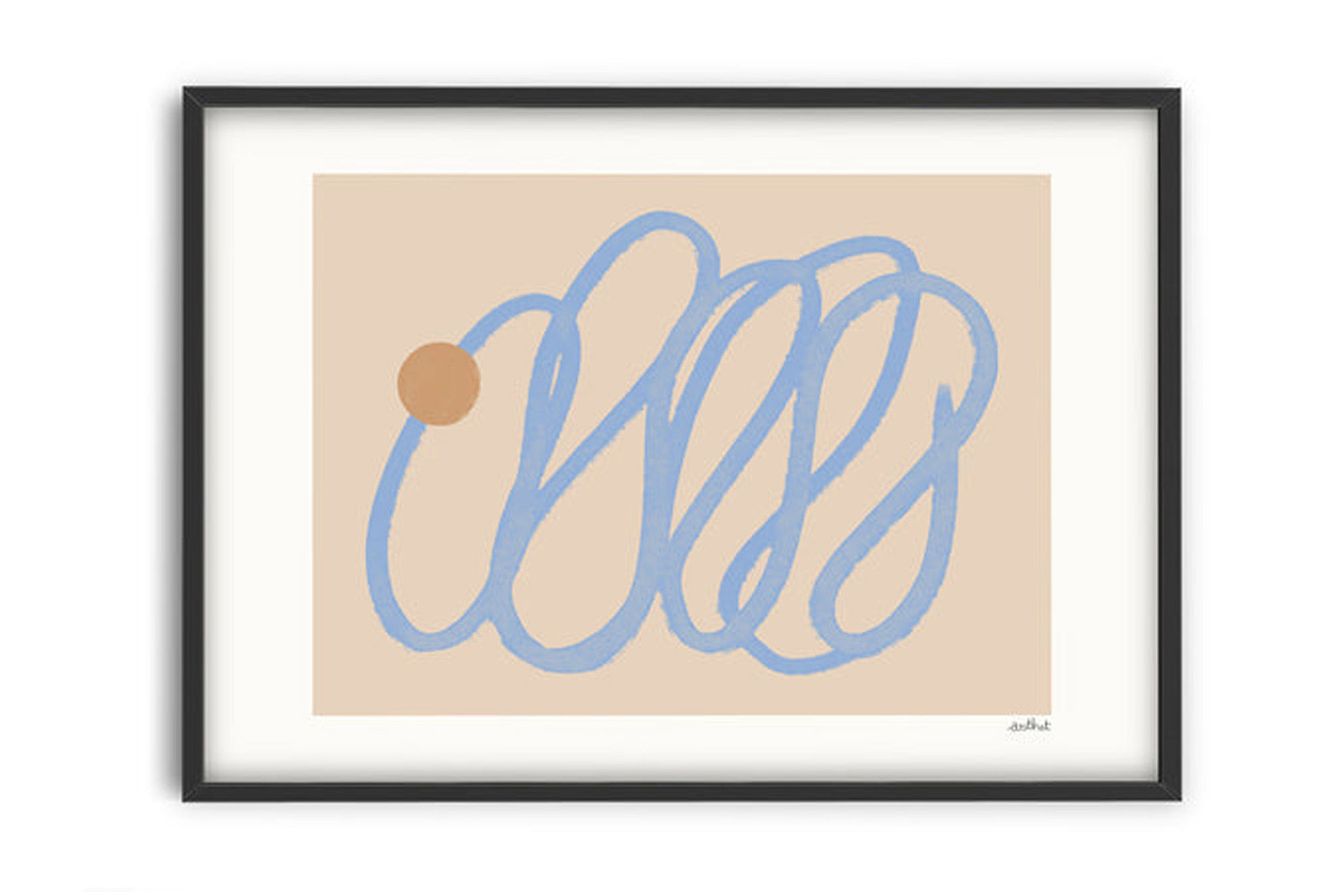 【在庫限り】【再入荷なし】PSTR studio　ポスター/アートプリント　50×70cm　Finding A Way　【アート イラスト ポスター インテリア 北欧雑貨 ウォールアート 額縁 壁紙 おしゃれ 壁掛け 絵画 パネル モダン モノクロ モノ