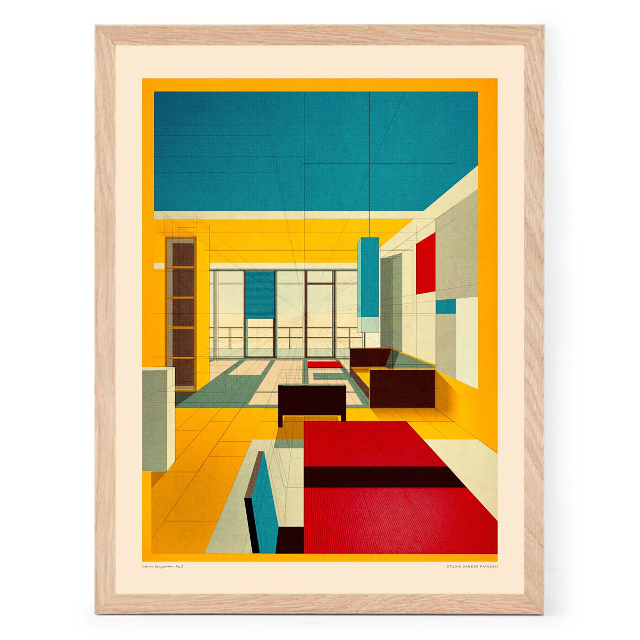 PSTR studio アートポスター 30×40cm Interior Composition No.3 北欧雑貨 アートプリント ポスター インテリア おしゃれ オシャレ オランダ 人気 おすすめ ウォールアート 額装 額縁 壁紙 フラワー 花