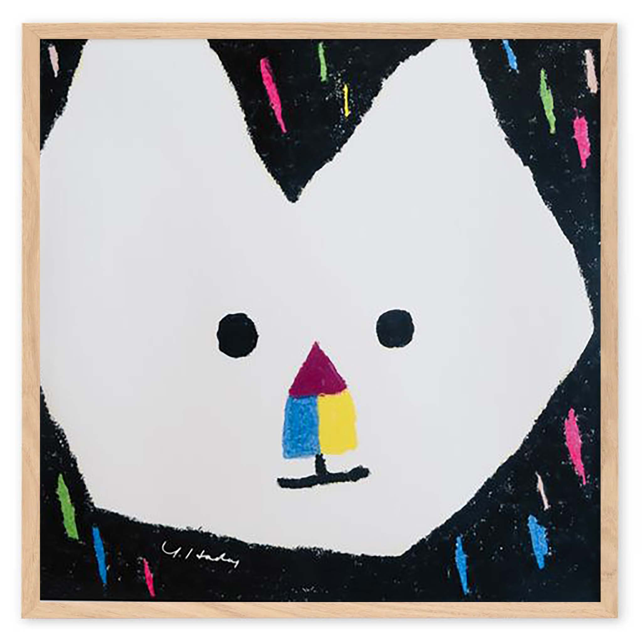 Fine Little Day ファインリトルデイ アートポスター 50×50cm HOUSE CAT イラスト 抽象アート 壁掛け 壁紙 額縁 玄関 寝室 リビング 海外 絵画 北欧インテリア 北欧雑貨 リビング雑貨 北欧デザイン