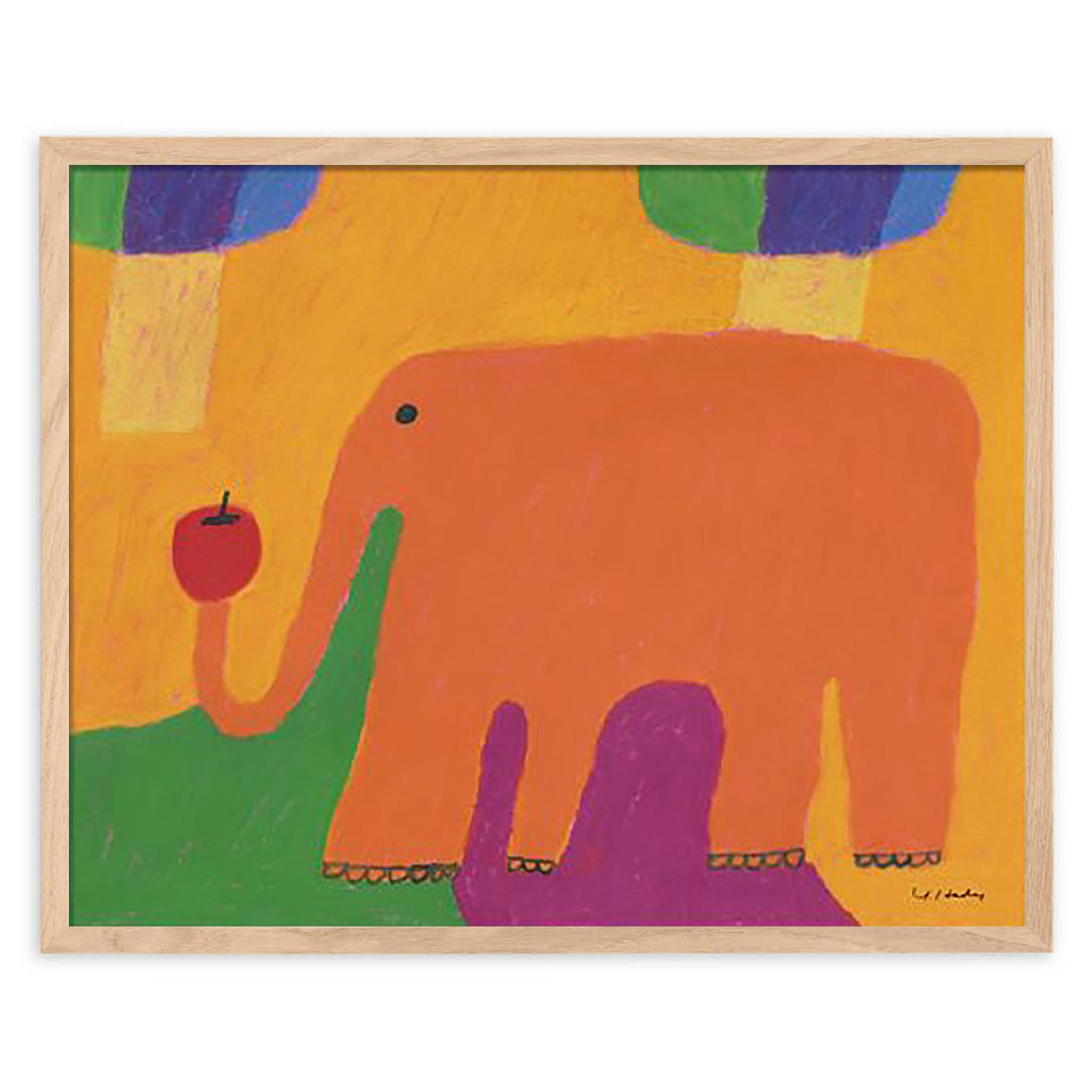 Fine Little Day ファインリトルデイ アートポスター 40×50cm ORANGE ELEPHANT イラスト 抽象アート 壁掛け 壁紙 額縁 玄関 寝室 リビング 海外 絵画 北欧インテリア 北欧雑貨 リビング雑貨 北欧デザイン 6,545円