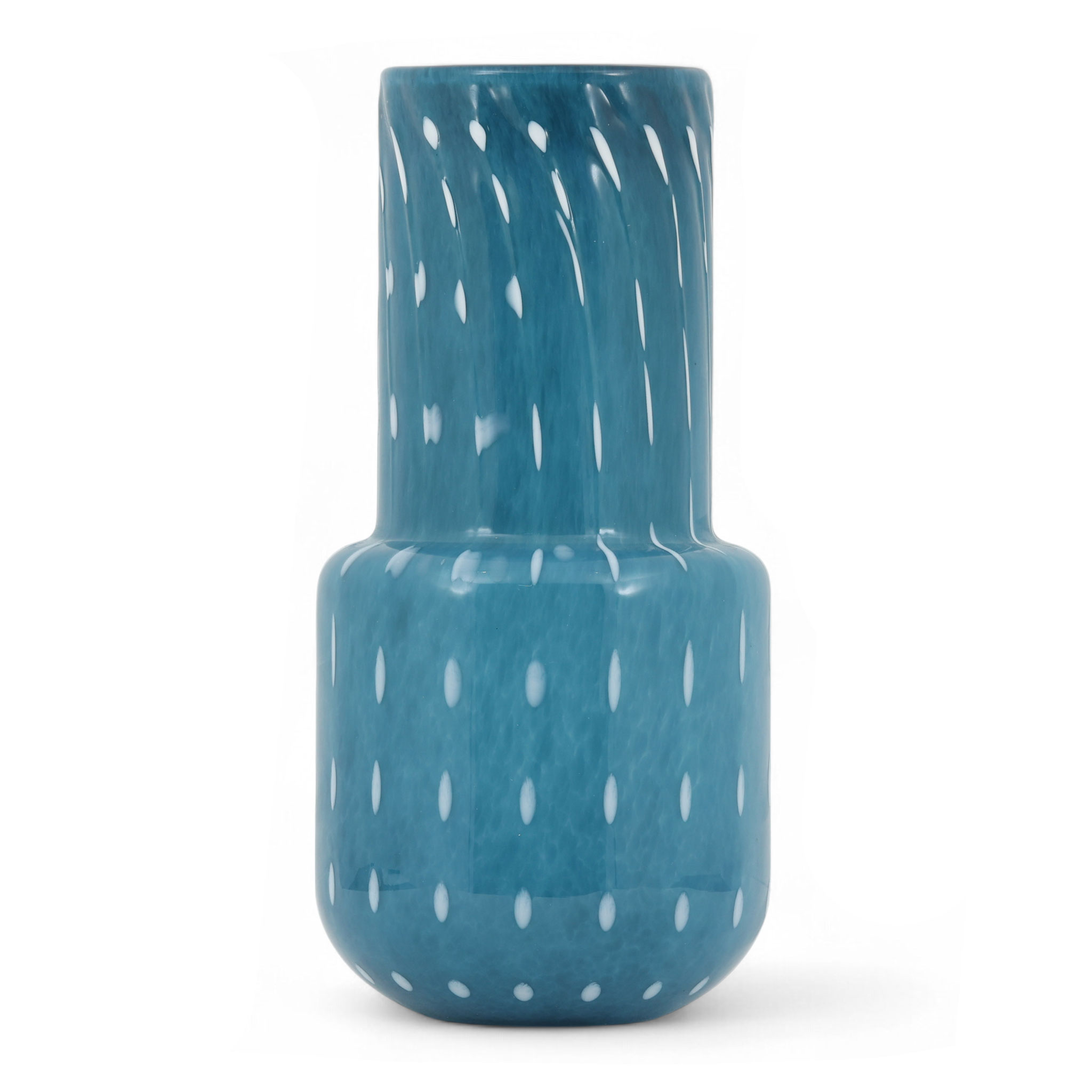 Bloomingville ブルーミングヴィル ブルーガラスのフラワーベース Mayim Vase 高さ35cm 北欧雑貨 デザイン 日本 正規品 インテリア おしゃれ デンマーク モノトーン シンプル ナチュラル 置物 オブジェ デコレーション｜CHLOROS　（クロロス）