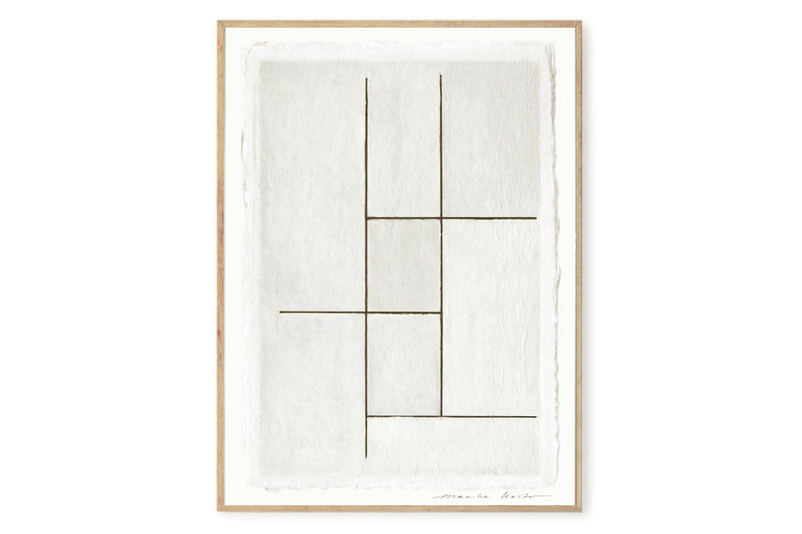 My Deer Art Shop 工芸貼り出し 50×70珊 Lines NO.2 (Limited edition of 250) 北欧雑貨 工芸刷り上げる 室内装飾 普遍化画 幾何学学 オランダ王国 今めかしい オシャレ 一般受け おすすめ モノクロ