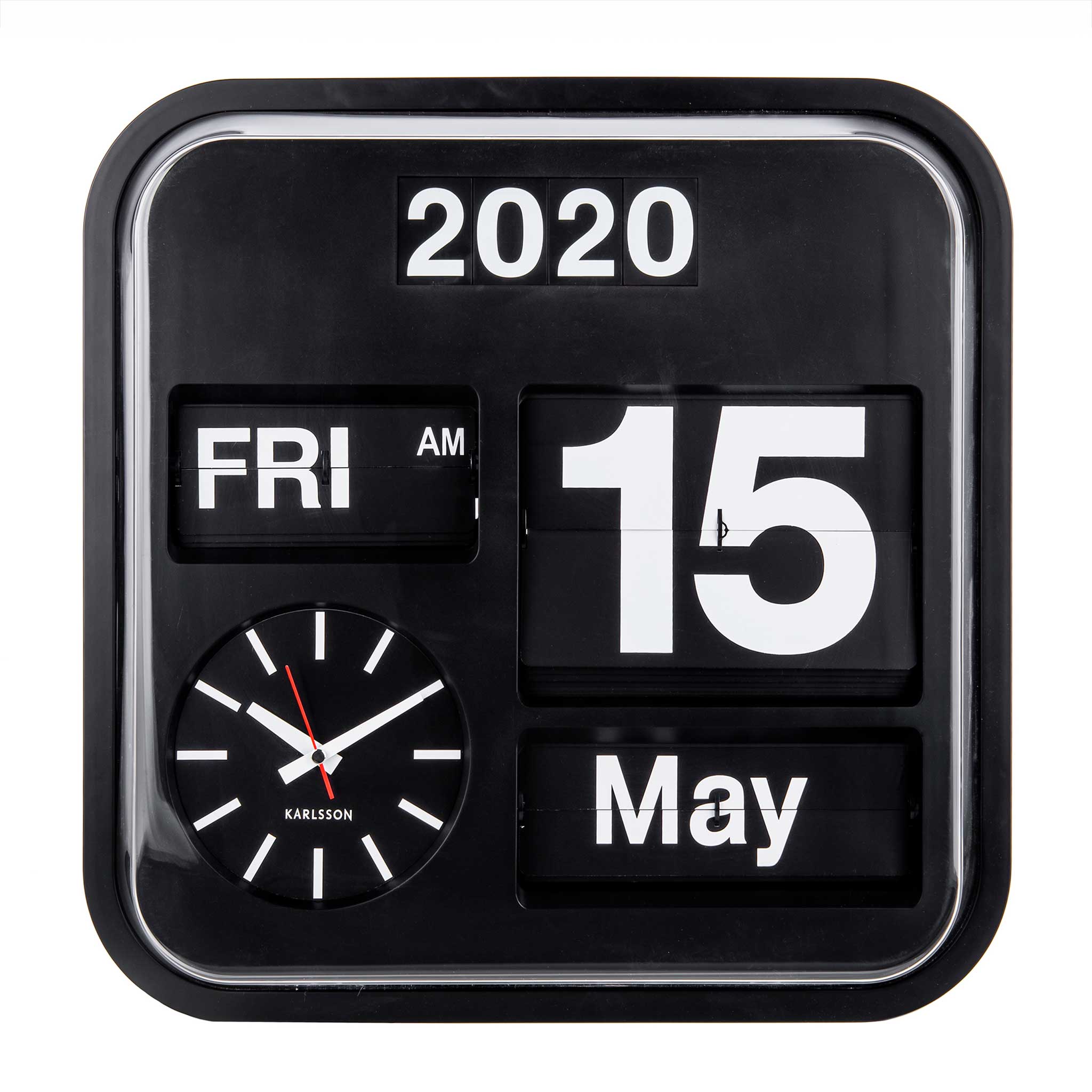 楽天市場】Karlsson カールソン 掛け置き兼用 フリップクロック No