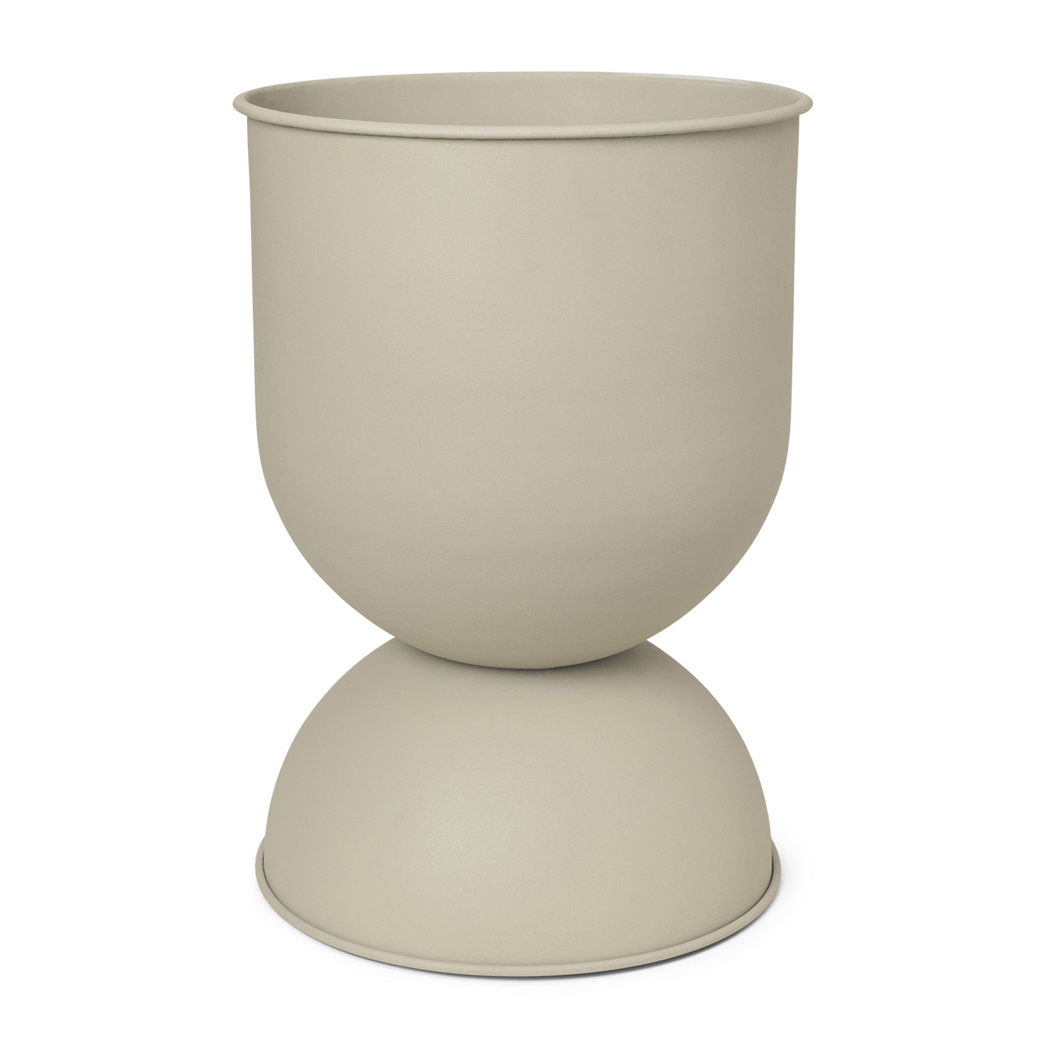 Ferm Living 農園リビング 砂漏のような有機的な形体とカシミール色合いが素晴らしいお花ポット Hourglass 差しわたし40糎 Cashmere カシミヤ 北欧 室内装飾 プランター 観葉草木 鉢植え 多肉植物 卓上 小容れもの
