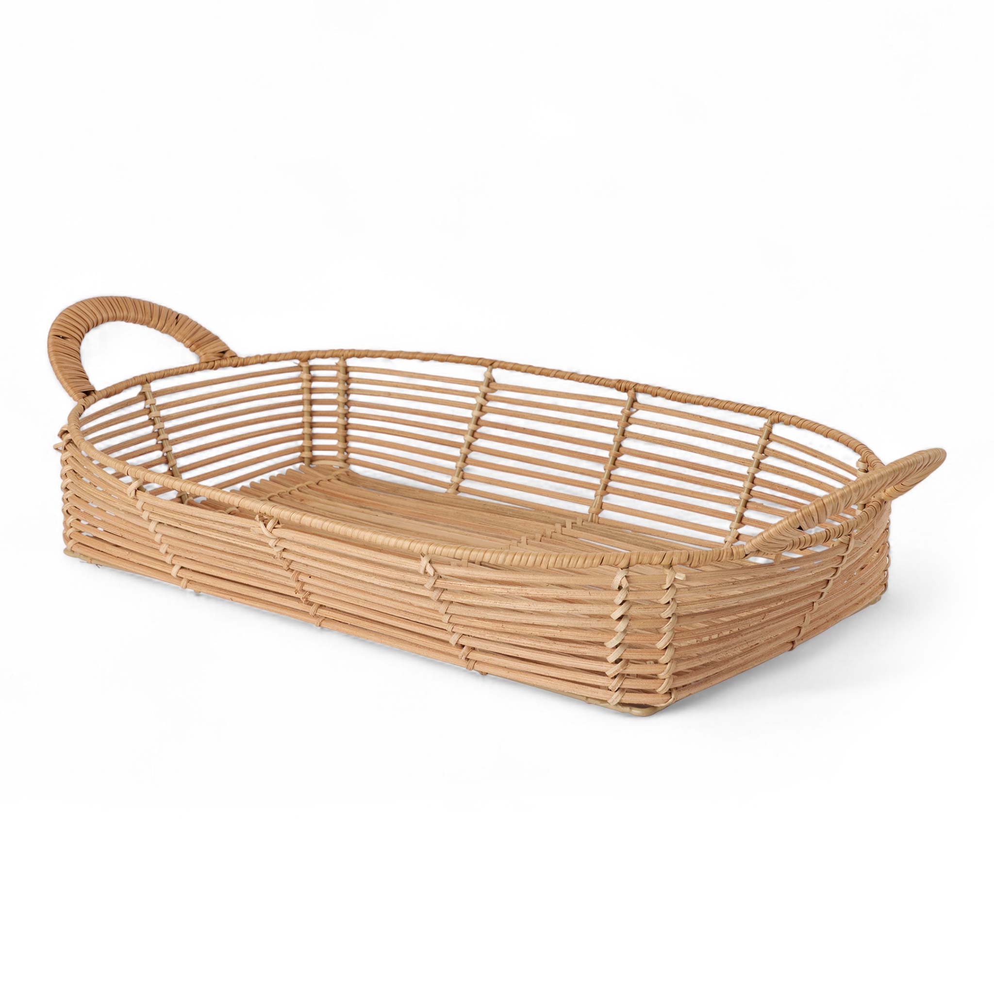 Broste Copenhagen ブロステコペンハーゲン 持ち手付きバスケット SAFI 北欧雑貨 ナチュラル 天然素材 ハンドメイド かご パンバスケット 籠 カゴ ボウル お盆 トレイ インテリア モダン 収納 アクセサリー ナチュラル おしゃれ