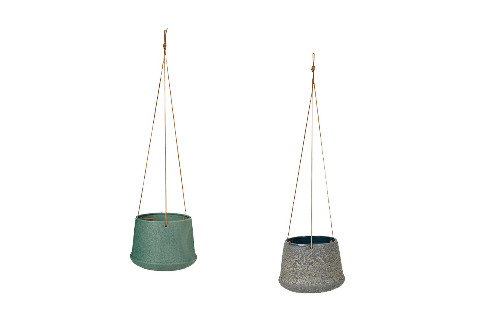 【在庫限り】【再入荷なし】 Broste Copenhagen　ハンギングフラワーポット　CAROLINE　高さ15cm【北欧雑貨 デンマークブランド シンプル モダン モノトーン おしゃれ インテリア モノクロ 可愛い レトロ ビンテージ 花瓶 鉢植え プランターポットリビング オブジェ 置物】