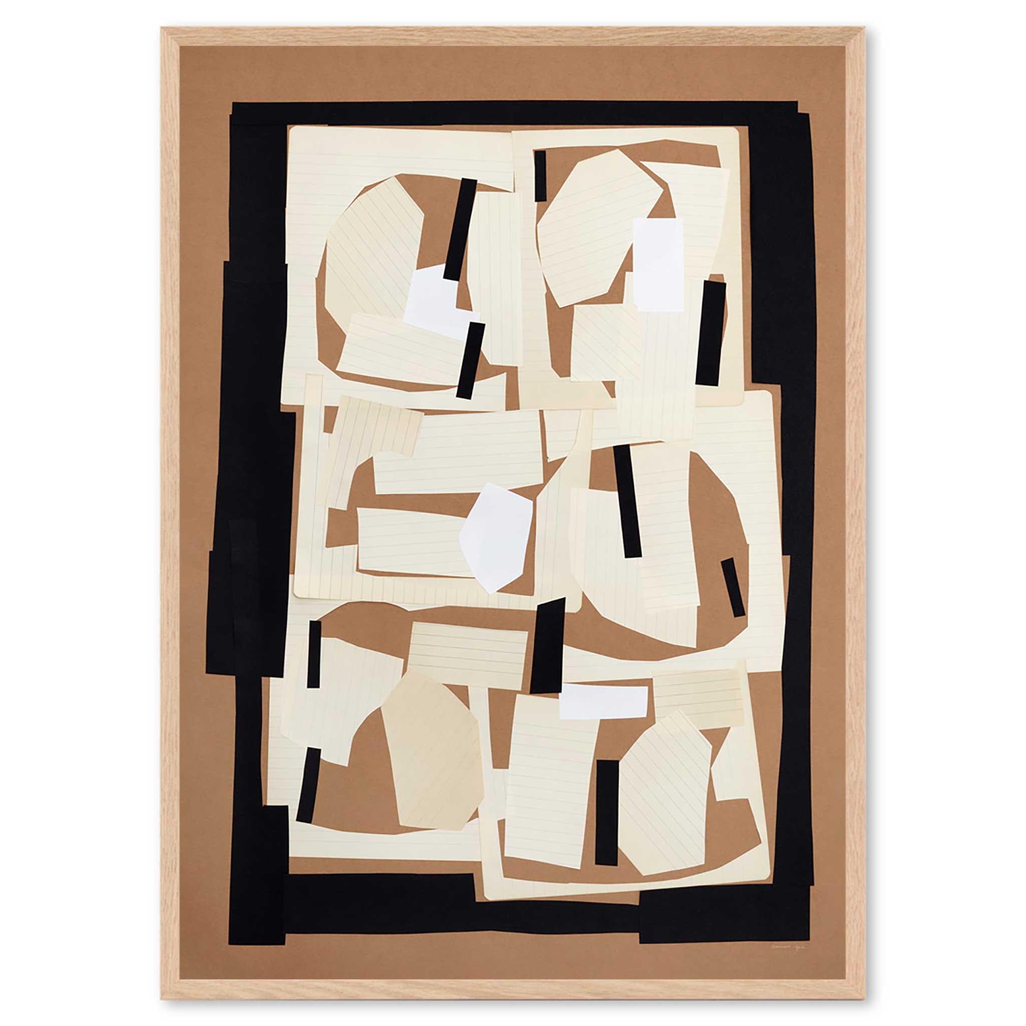 【在庫限り】【再入荷なし】ATELIER CPH　ポスター/アートプリント　50×70cm　Balance no. 119　【ウォールデコレーション ウォールアート イラスト インテリア 北欧雑貨 額縁 壁紙 おしゃれ 壁掛け 絵画 パネル モダン モノク