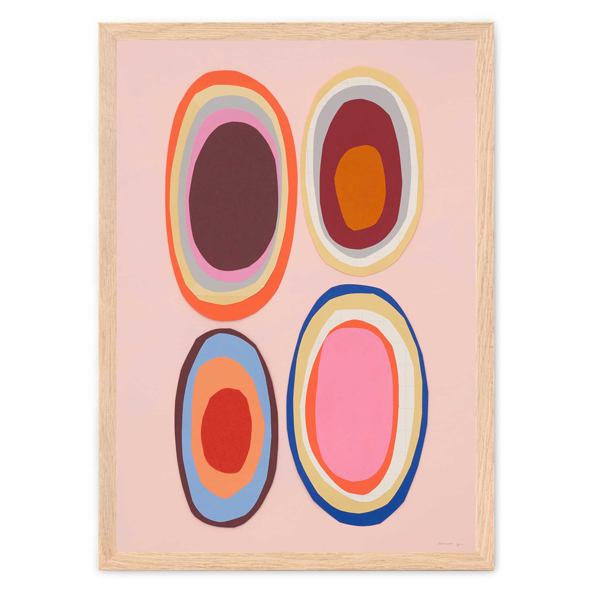 Atelier Cph アートポスター A3 Cercle No 128 アトリエシーピーエイチ プレイ 北欧 インテリア おしゃれ 人気 アートプリント 高品質 送料無料 壁掛け 玄関 寝室 リビング 海外 デンマーク モダン 絵画 木 抽象アート