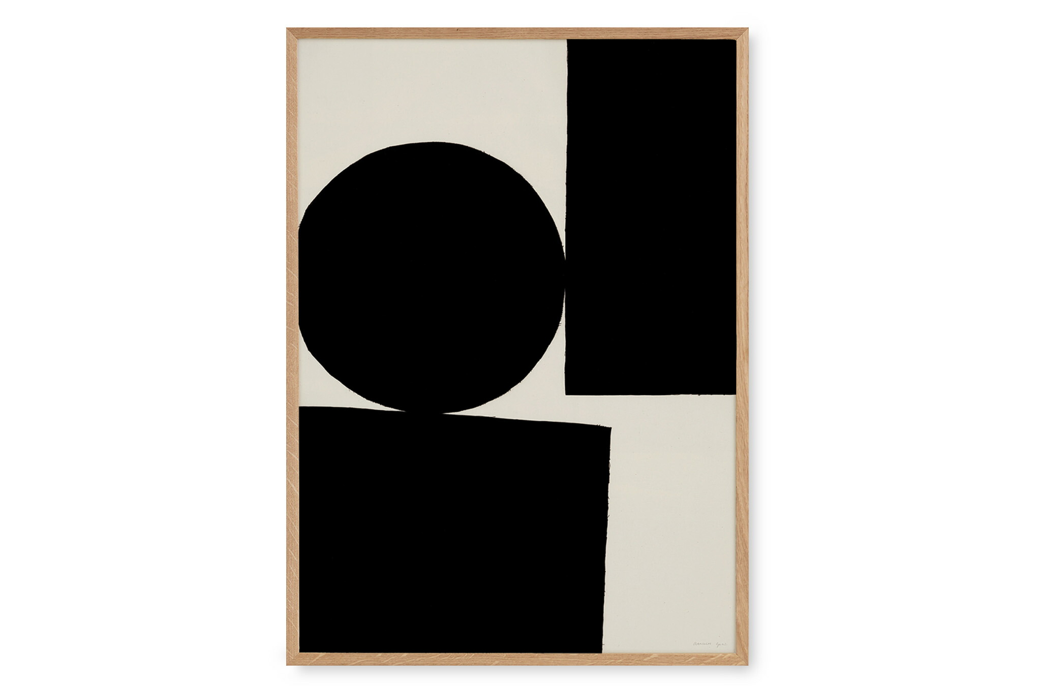 ATELIER CPH ポスター FRAGMENT ブラックフレーム付き Atelier Cph