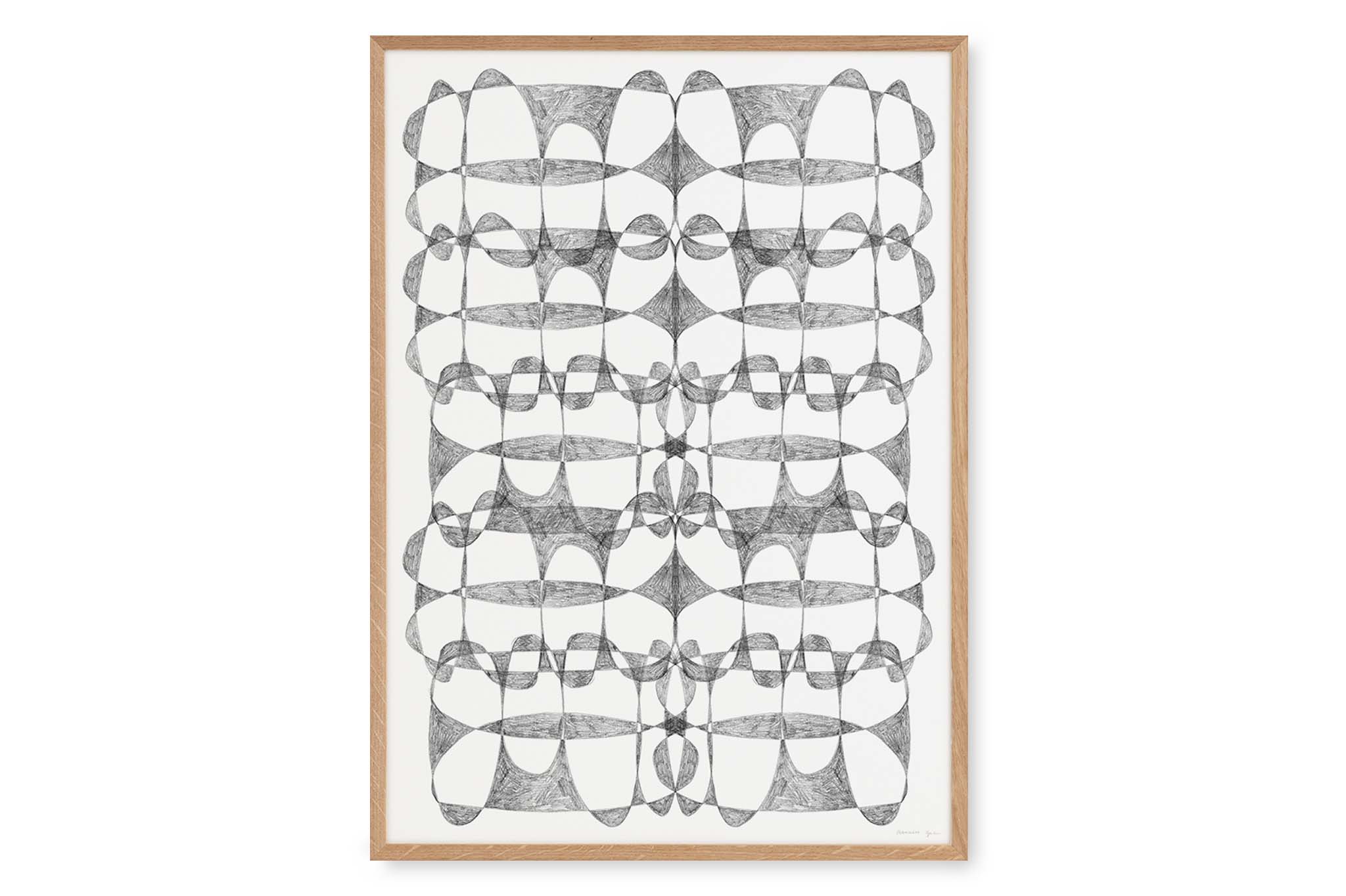 楽天市場】Atelier Cph アートポスター 50×70cm Dotted No 132