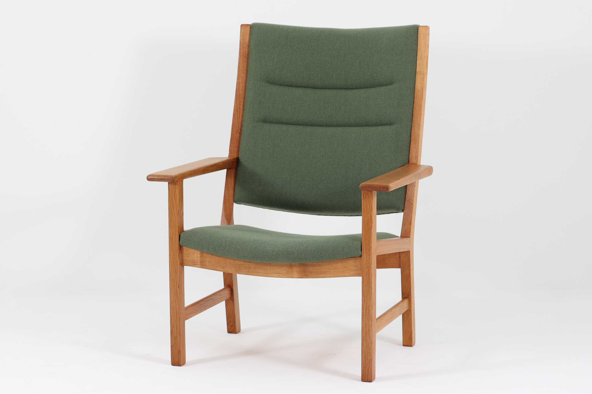 Hans J.Wegner（ハンス・J・ウェグナー） ハイバックアームチェア AP50 オーク材材 A.P. Stolen【デンマーク王国製 アンティーク 昼ご飯女性議長 パソコンデスクチェア 格好のいい 室内装飾 おすすめ】