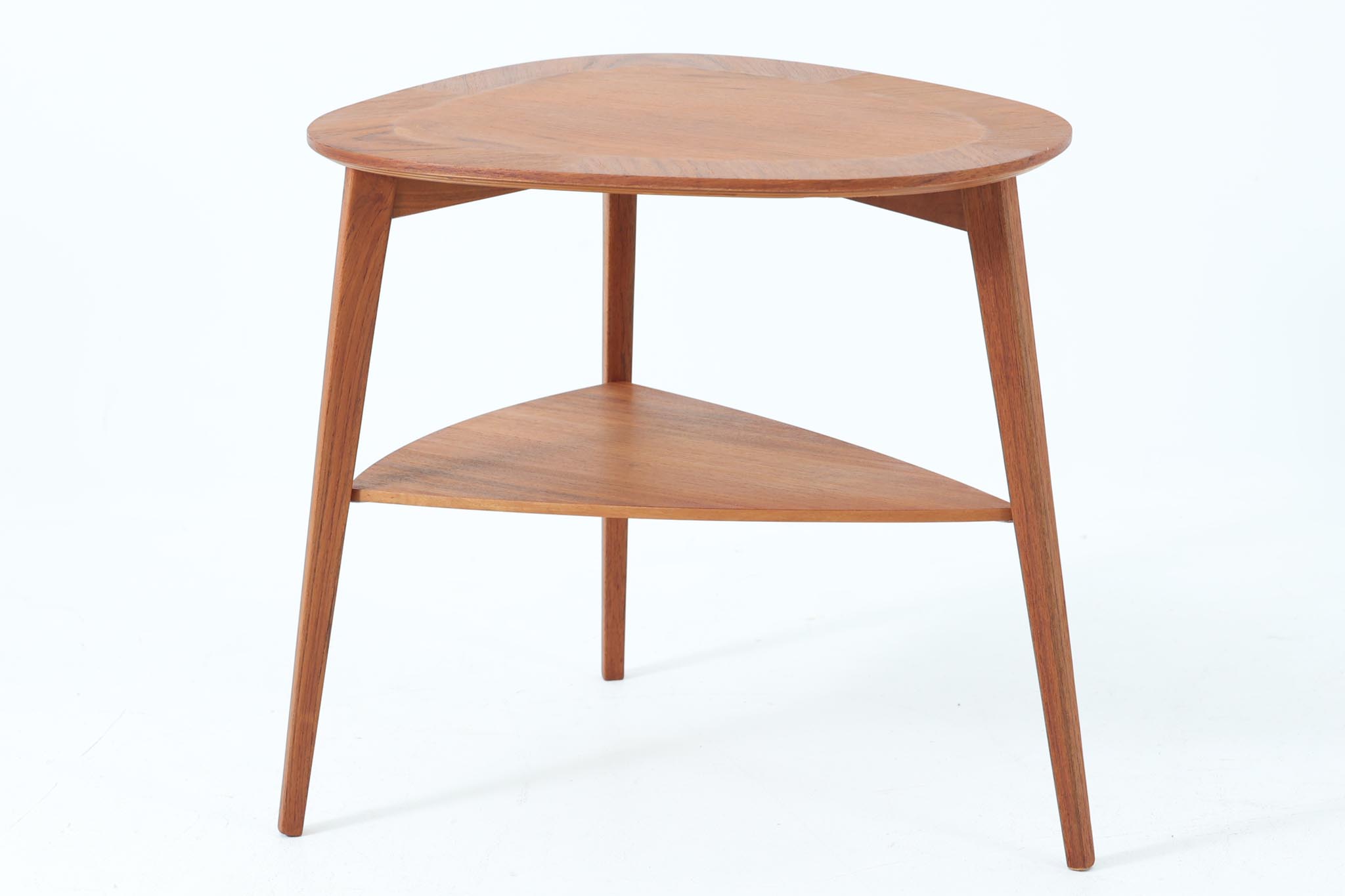 【地域限定無料配送】ヴィンテージ時計　センターテーブル　サイドテーブル時計 楽天市場】Holger Georg Jensen お洒落な形のサイドテーブル 3本脚