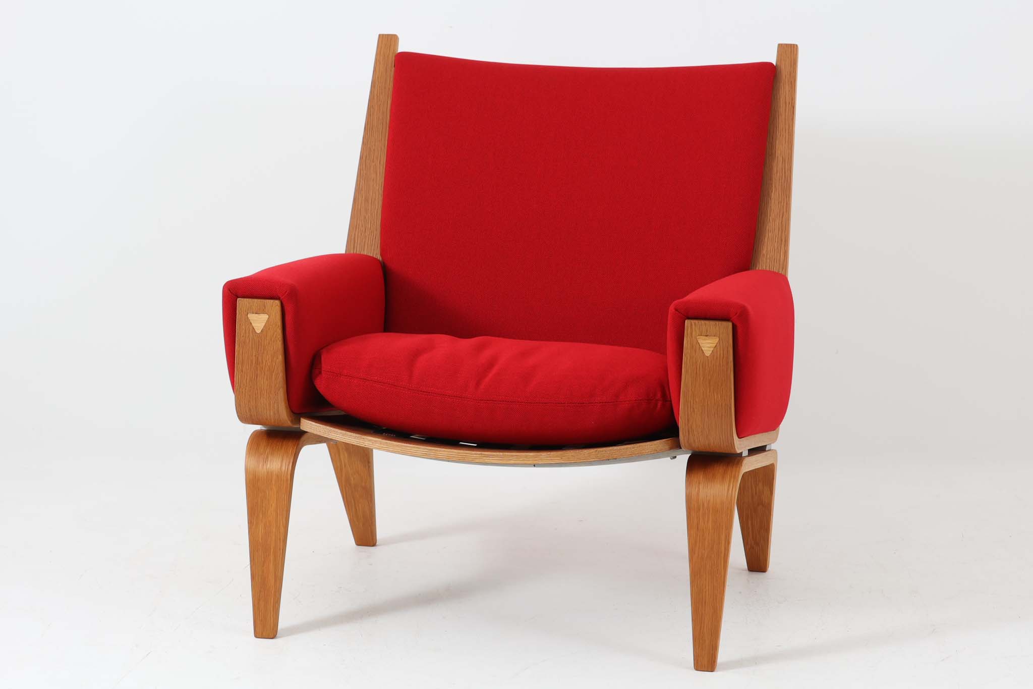 Hans J. Wegner シングルソファ GE501 オーク材 Getama ハンス・J・ウェグナー ゲタマ デンマーク製 北欧ビンテージ家具 1人掛けソファ 1P ラウンジチェア アンティーク 北欧インテリア デザイナー おしゃれ リビング
