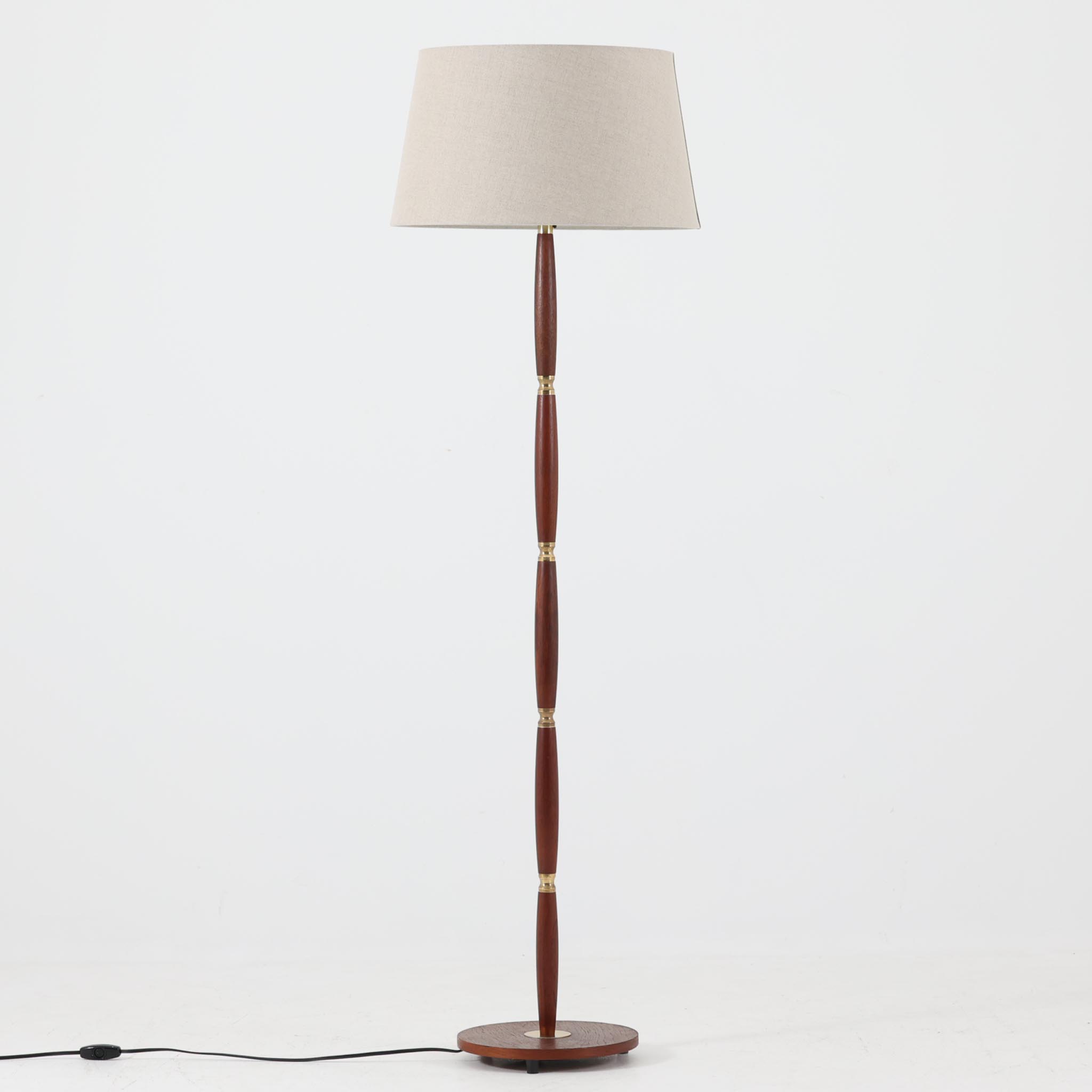 楽天市場】フロアランプ チーク×真鍮 高さ135cm デンマーク製 北欧
