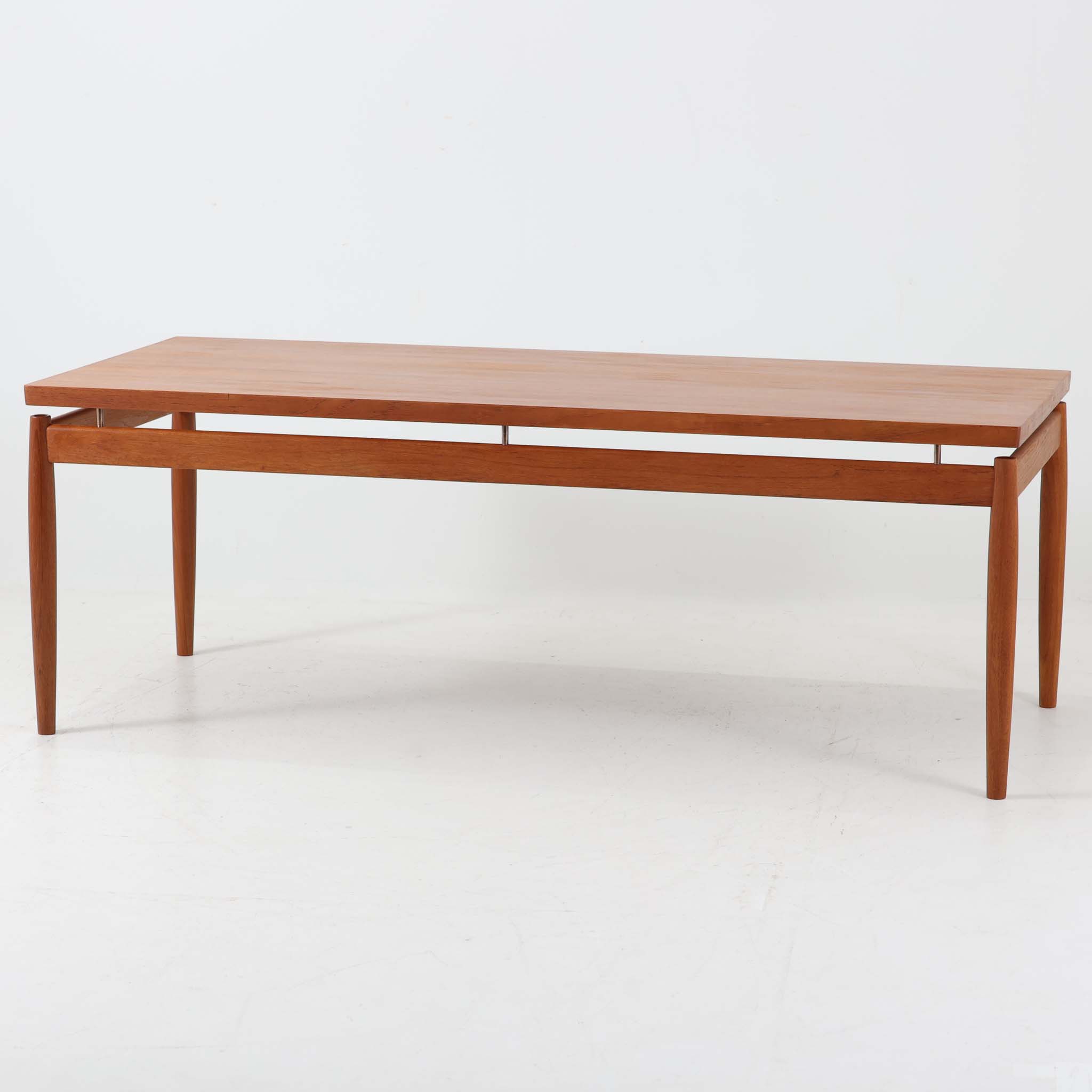 Grete Jalk センターテーブル Model 622 / 54 チーク×真鍮 幅150cm France & Son グレーテ・ヤルク フランス＆サン デンマーク製 北欧ビンテージ家具 ミッドセンチュリー 木製家具 ローテーブル リビング