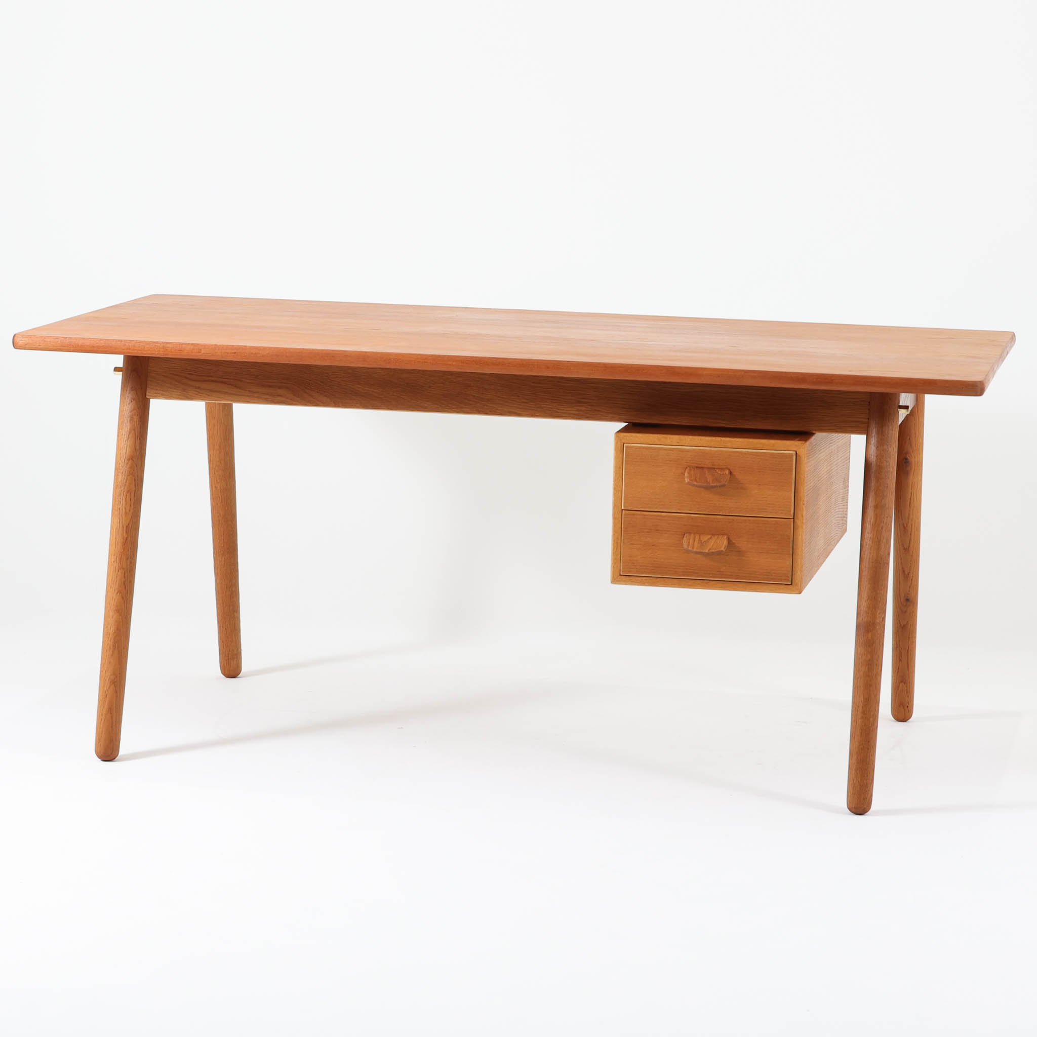 楽天市場】デンマーク製 小ぶりな片袖デスク チーク材 鏡付き 北欧家具