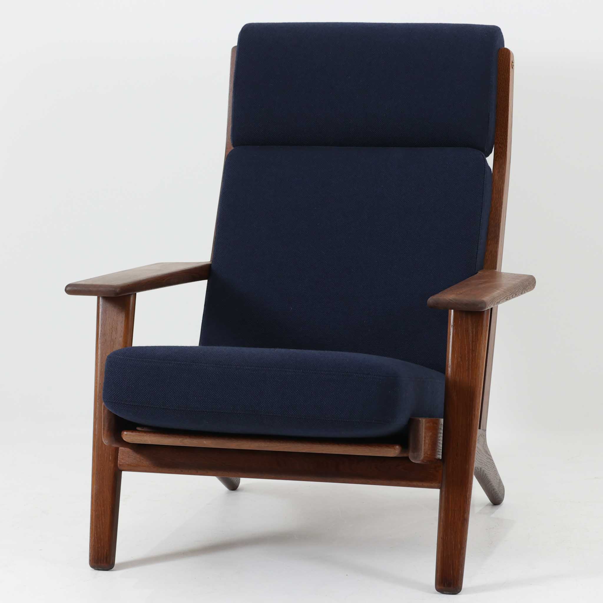 Hans J. Wegner ハイバックシングルソファ GE290A ダークオーク Getama ハンス・J・ウェグナー ゲタマ デンマーク製 北欧ビンテージ家具 ラウンジチェア 一人掛け 木製 椅子 北欧家具 高背 安楽椅子 448,355円