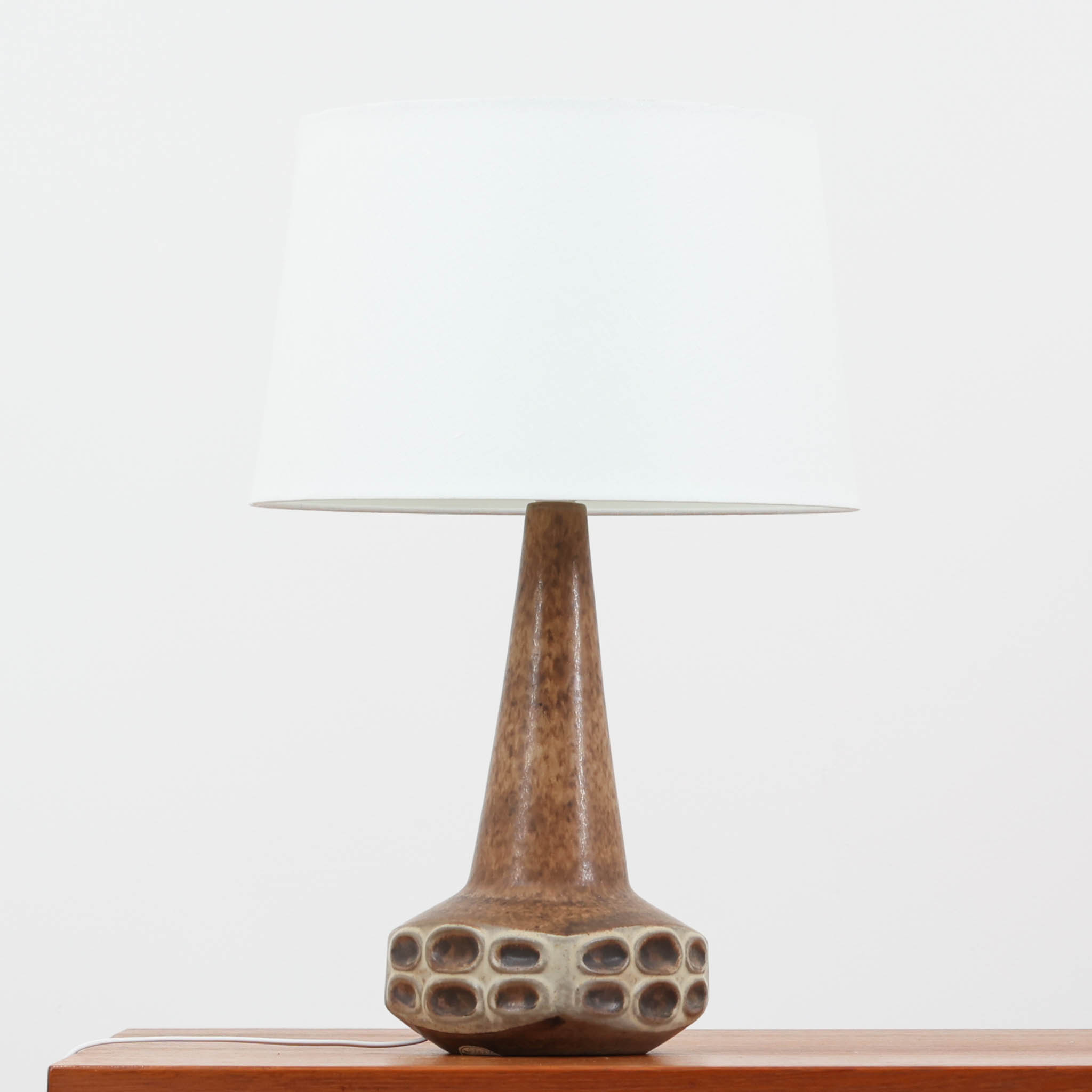 Michael Andersen \u0026 Son テーブルランプ 6208 高さ51cm Marianne Stark マイケル・アンダーセン \u0026 サン マリアンヌ・スタルク デンマーク製 北欧ビンテージ家具 卓上照明 間接照明 陶器照明 楕円レリーフ
