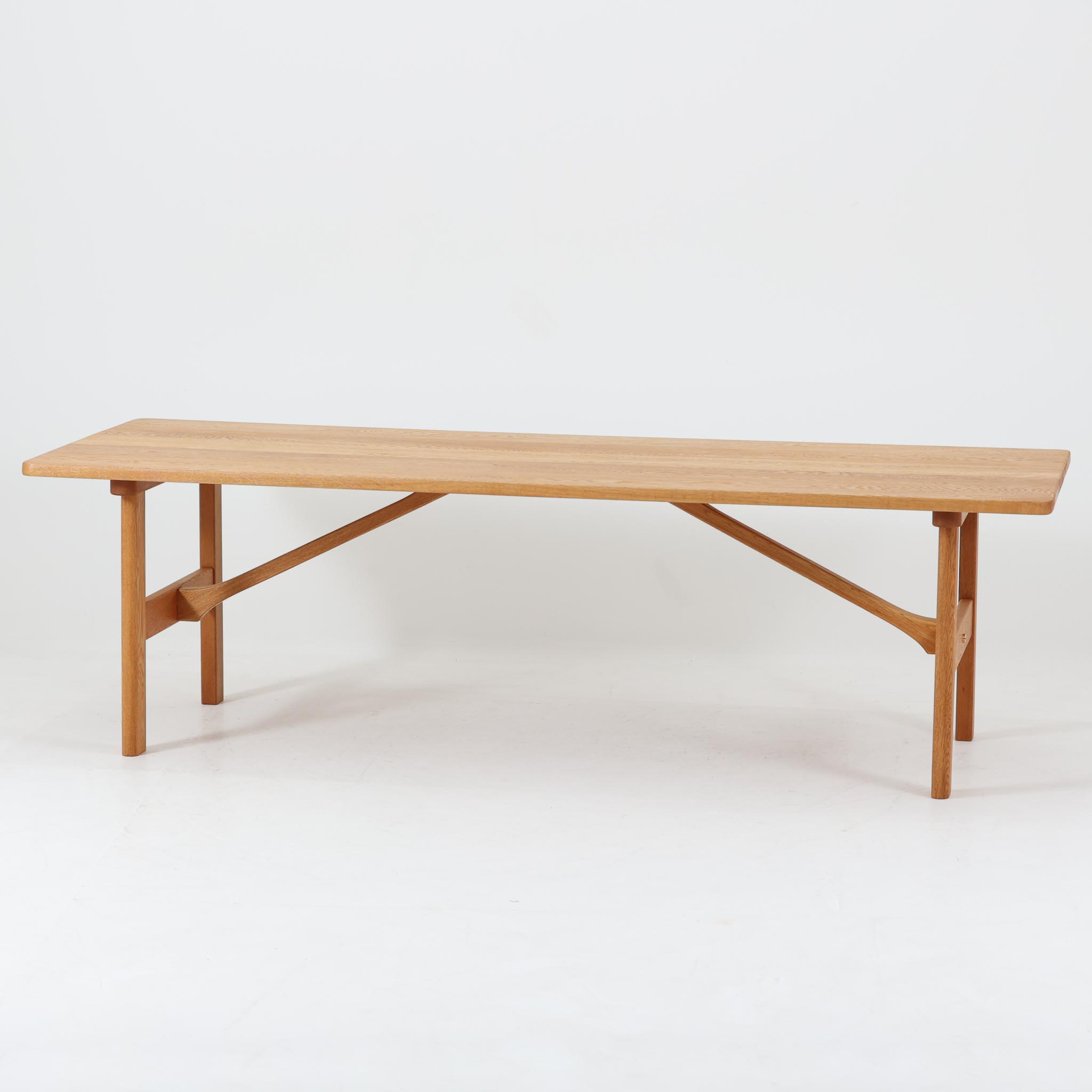 Borge Mogensen 真っただ中早見表 Model 5268 オーク材純乎たる材 幅180糎 Fredericia Stolefabrik ボーエ・モーエンセン デンマーク王国製 北欧ビンテージ調度品 木製 リビング早見表 北欧調度品 純乎たる材 長机