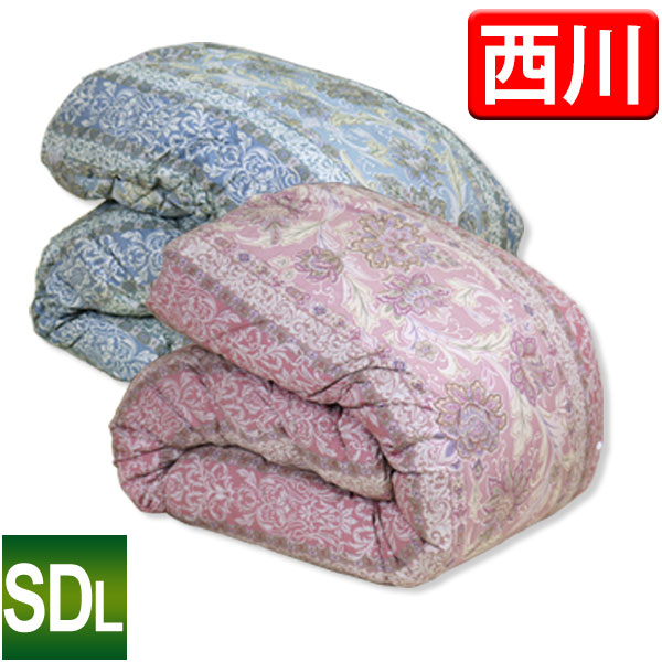 楽天市場】羽毛布団 2枚合わせ 京都西川 増量1.2kg フランス産