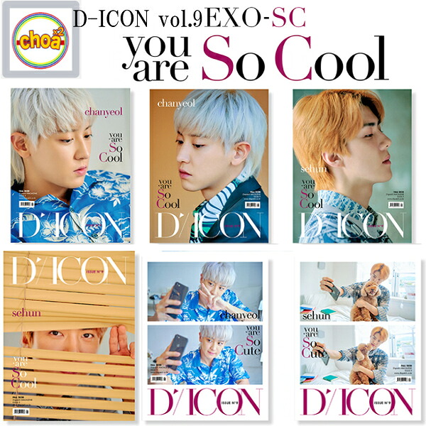 D-icon : vol.09 [EXO-SC you are So Cool] 2020 DISPATCH MAGAZINE EXO-SC PHOTO チャニョル セフン 写真集